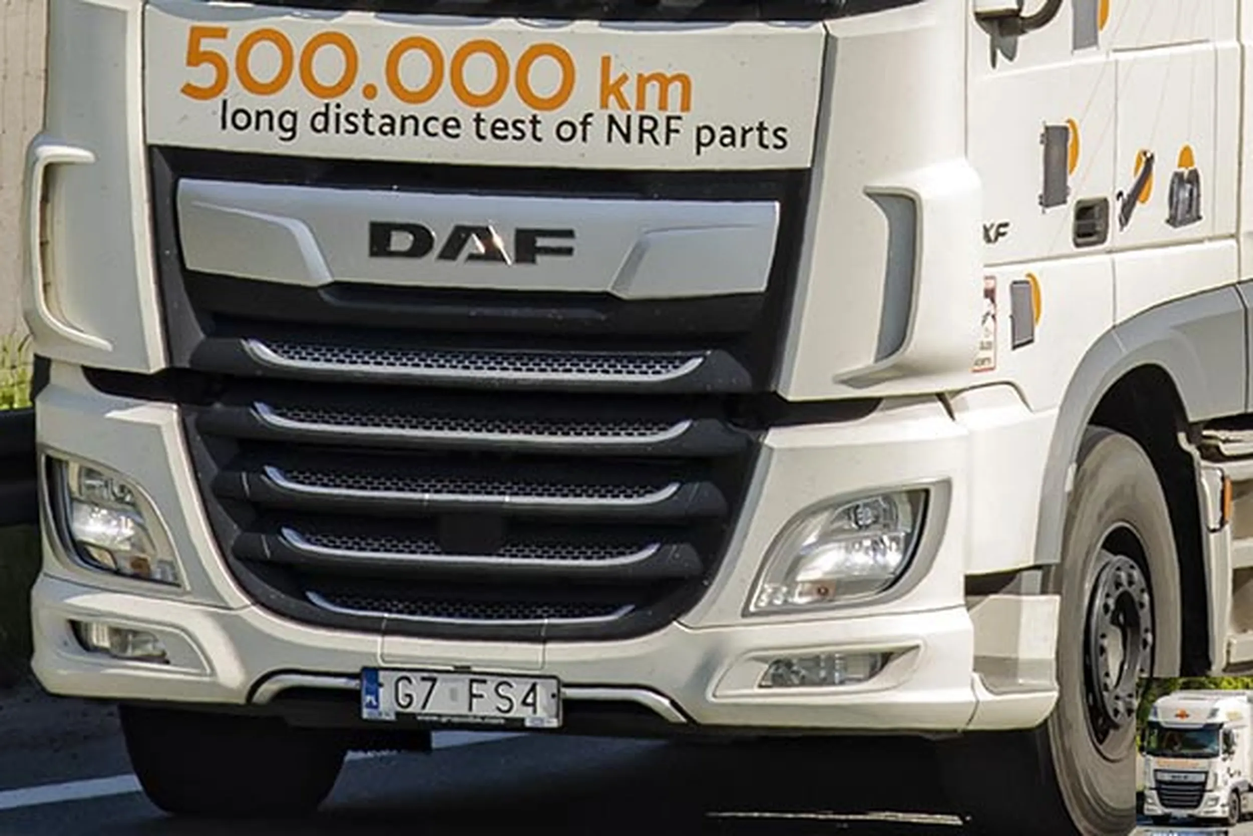 Fajny numer, blacha G7 FS4