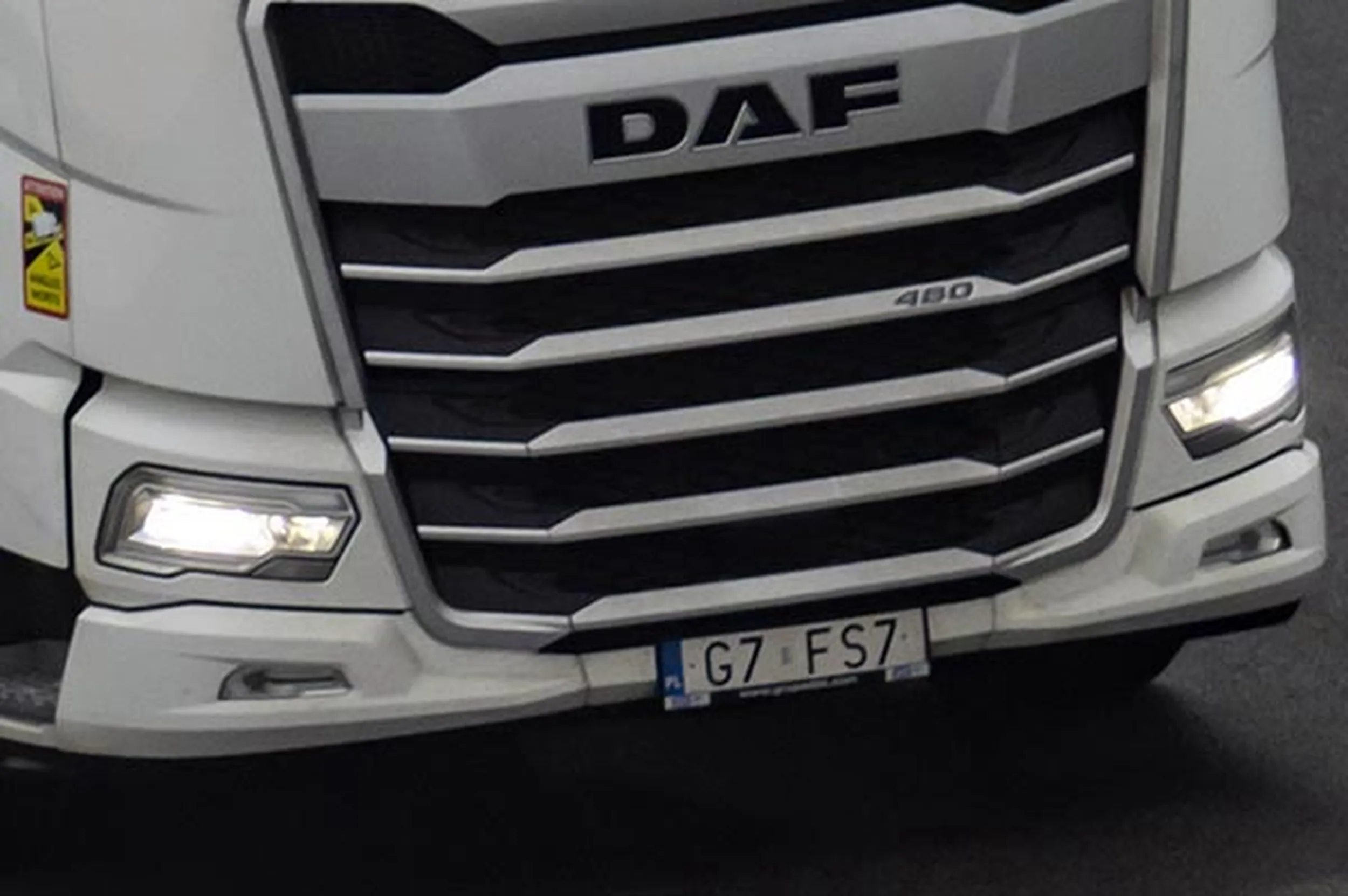 Fajny numer, blacha G7 FS7