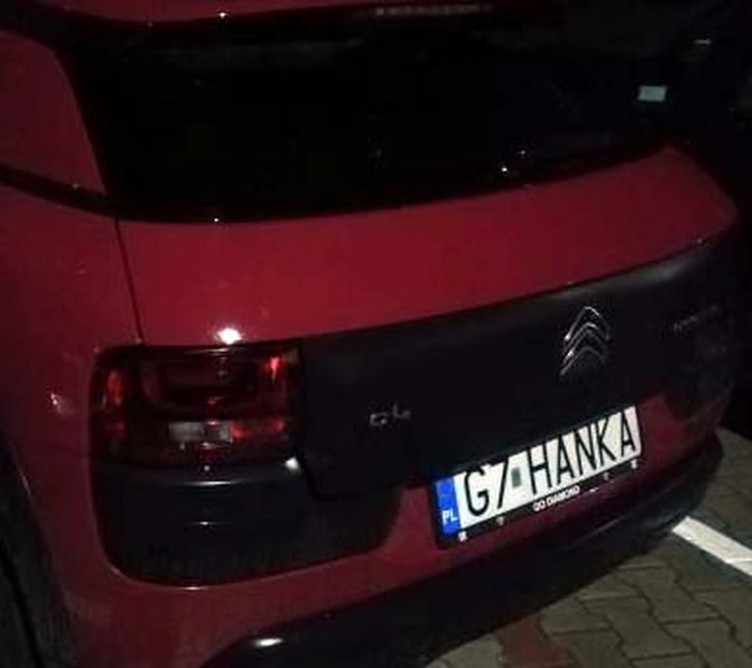 Fajny numer, blacha G7 HANKA