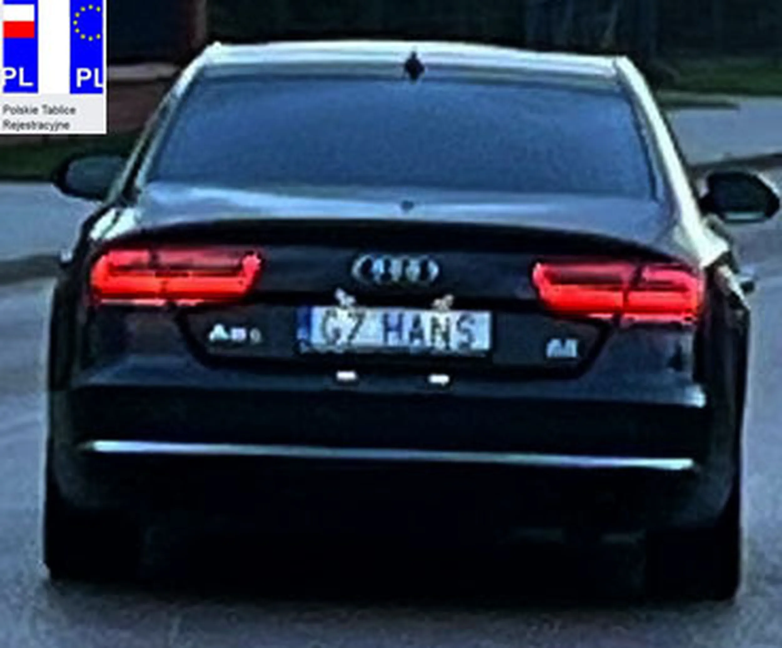 Fajny numer, blacha G7 HANS