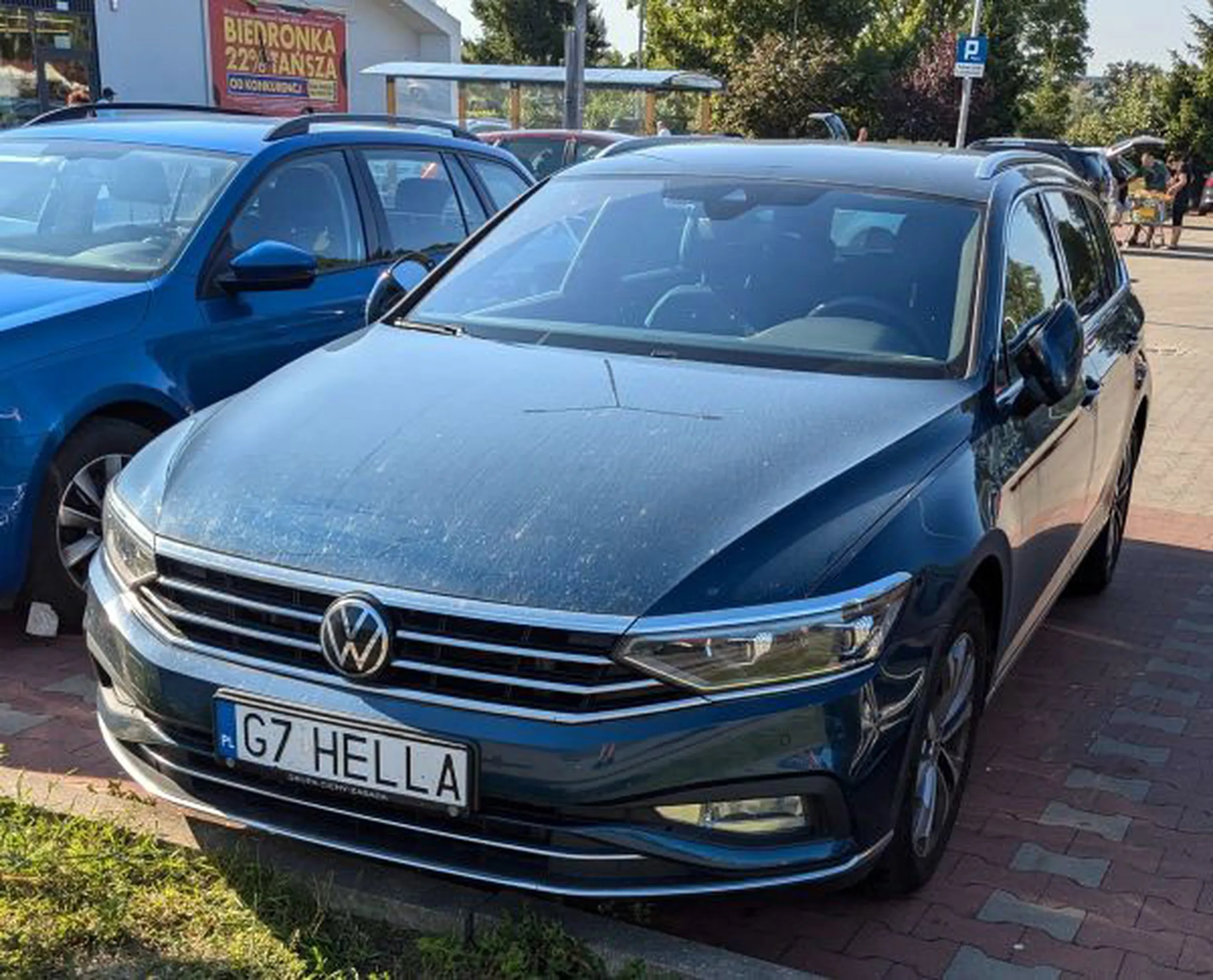 Fajny numer, blacha G7 HELLA