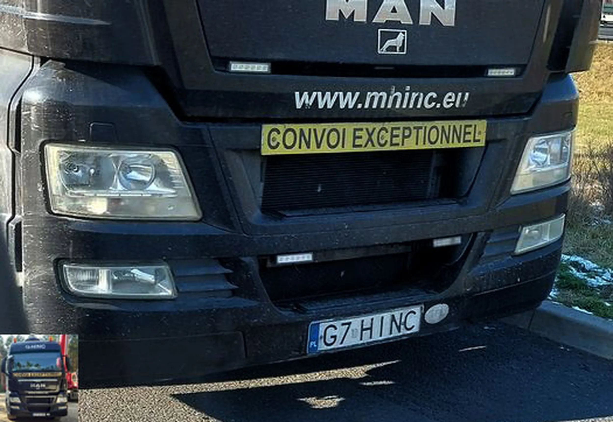 Fajny numer, blacha G7 HINC