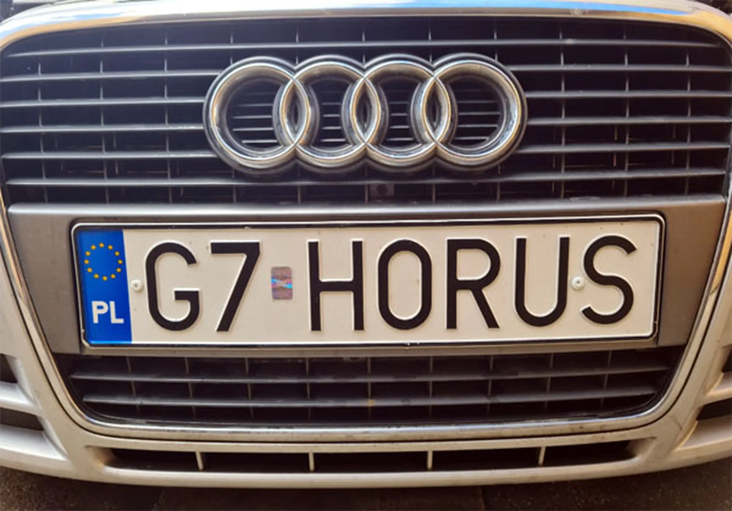 Fajny numer, blacha G7 HORUS