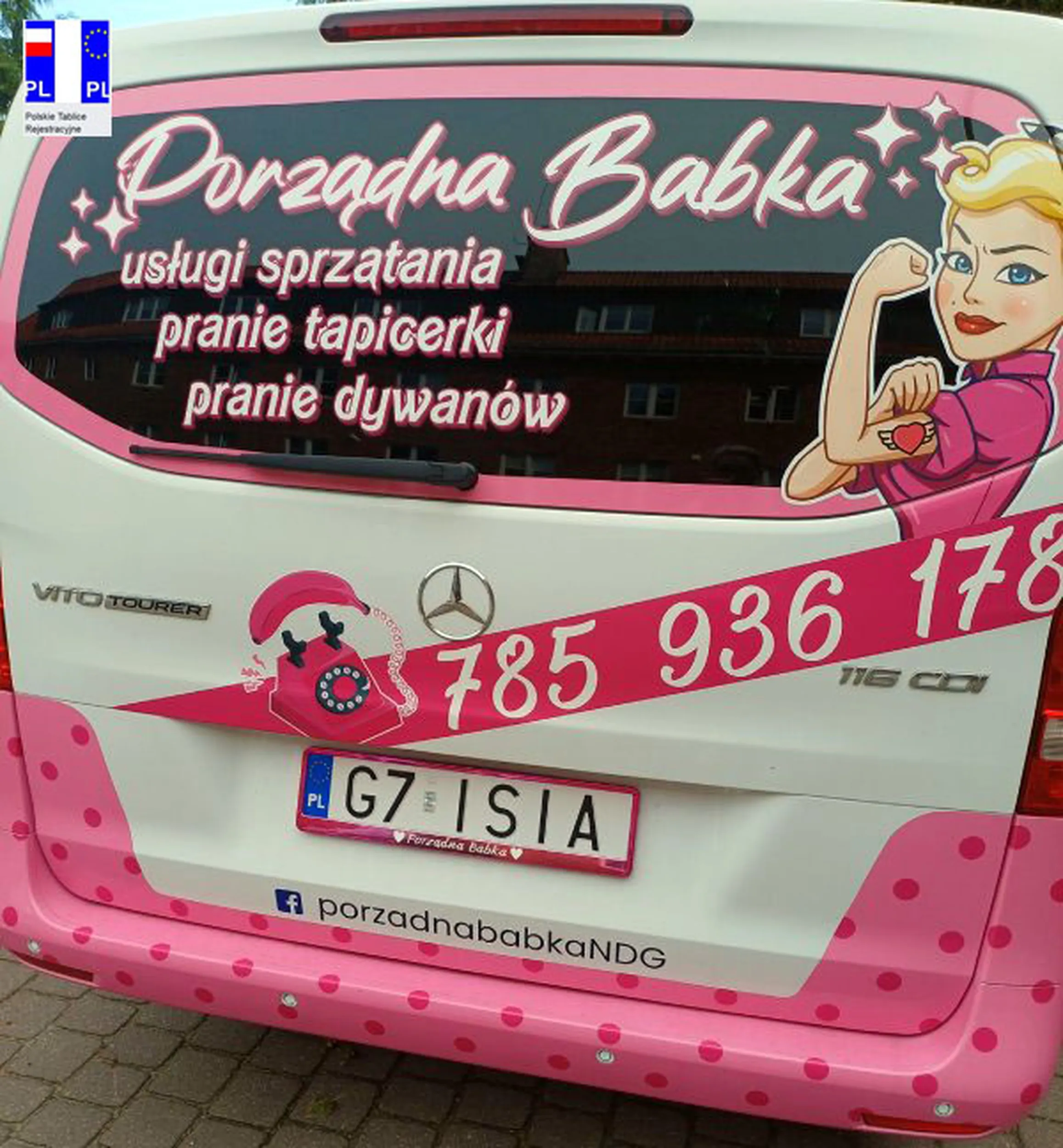 Fajny numer, blacha G7 ISIA