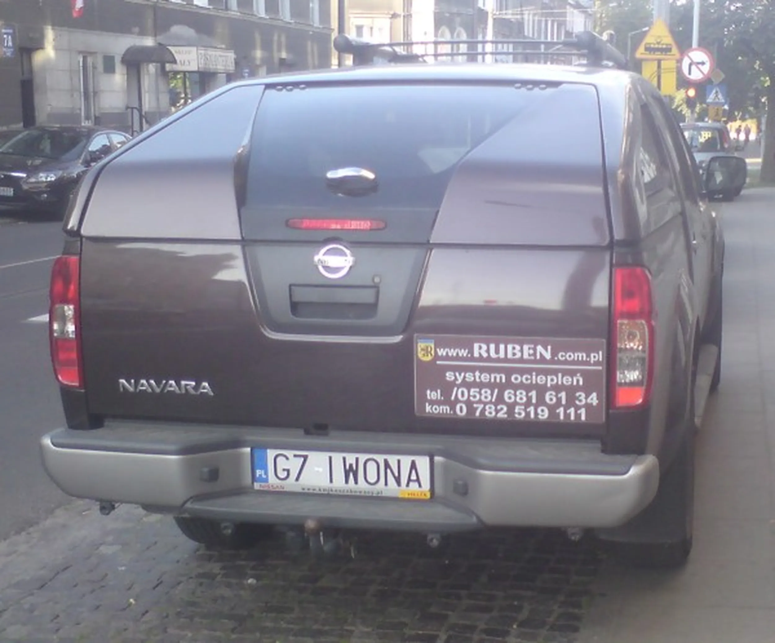 Fajny numer, blacha G7 IWONA