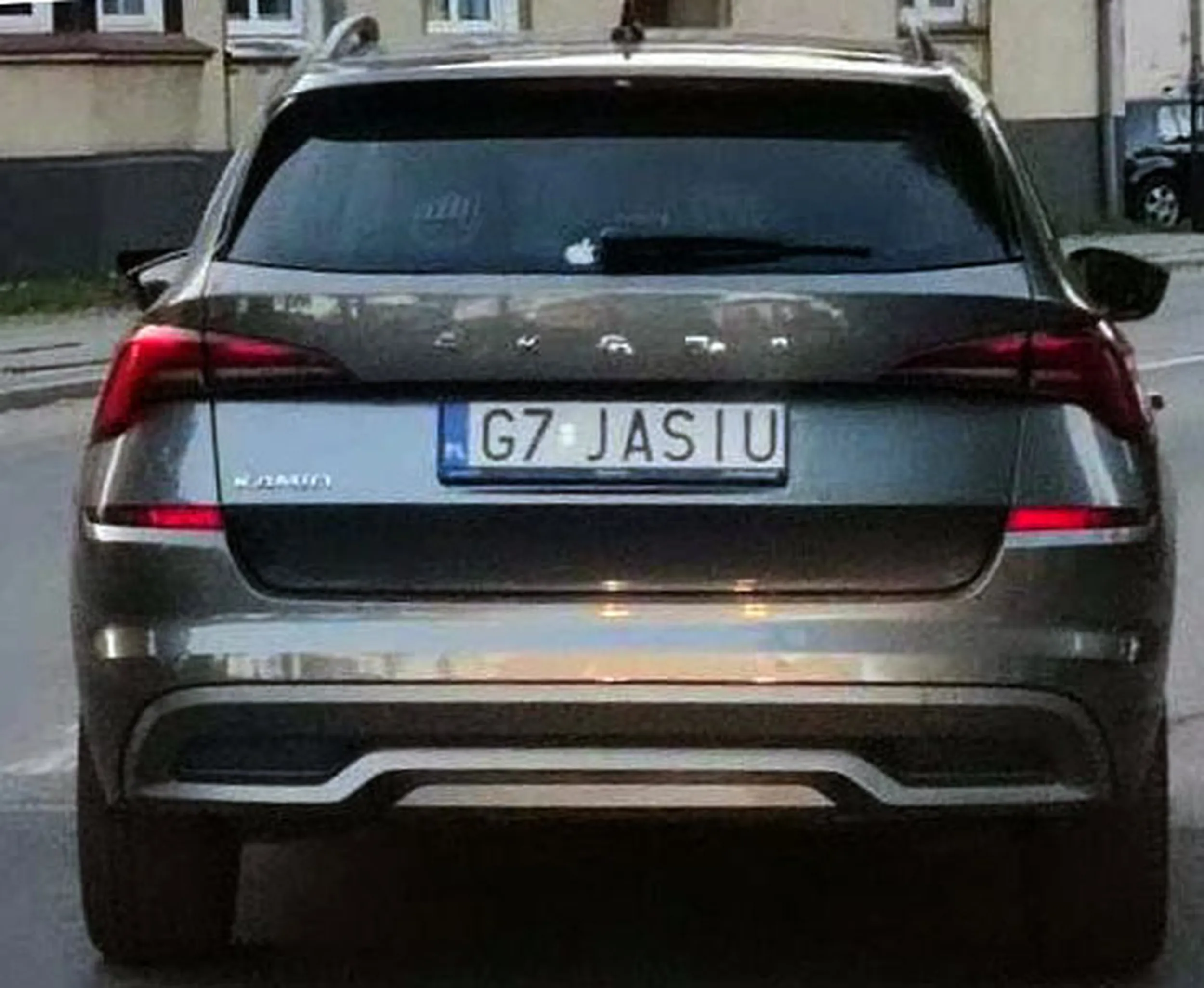 Fajny numer, blacha G7 JASIU