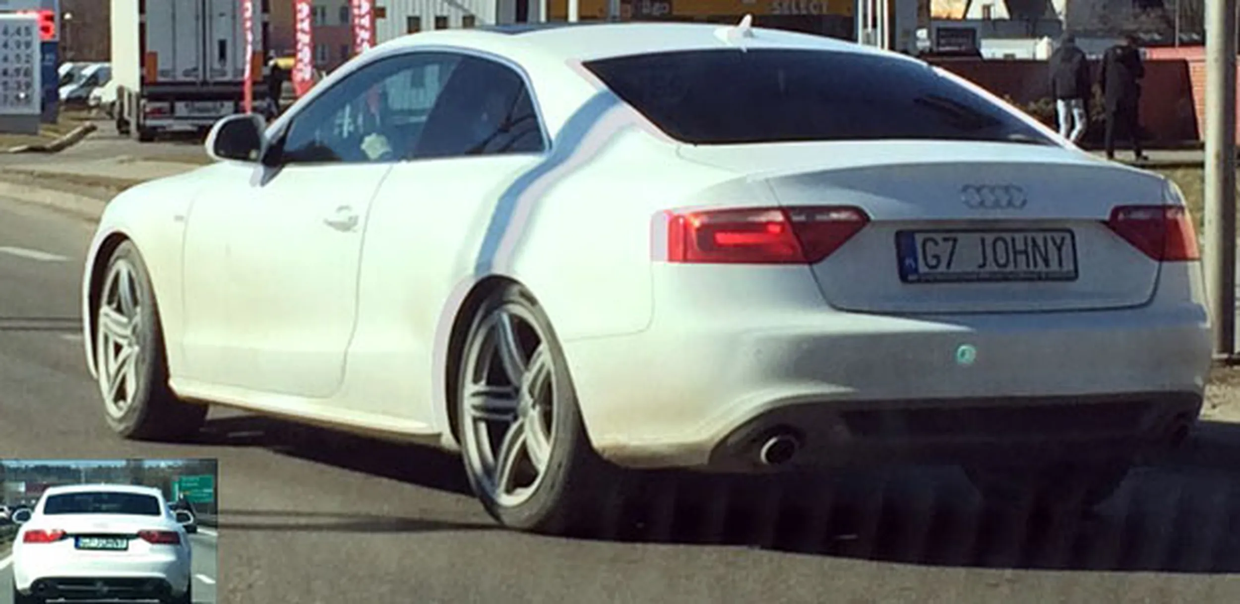 Fajny numer, blacha G7 JOHNY