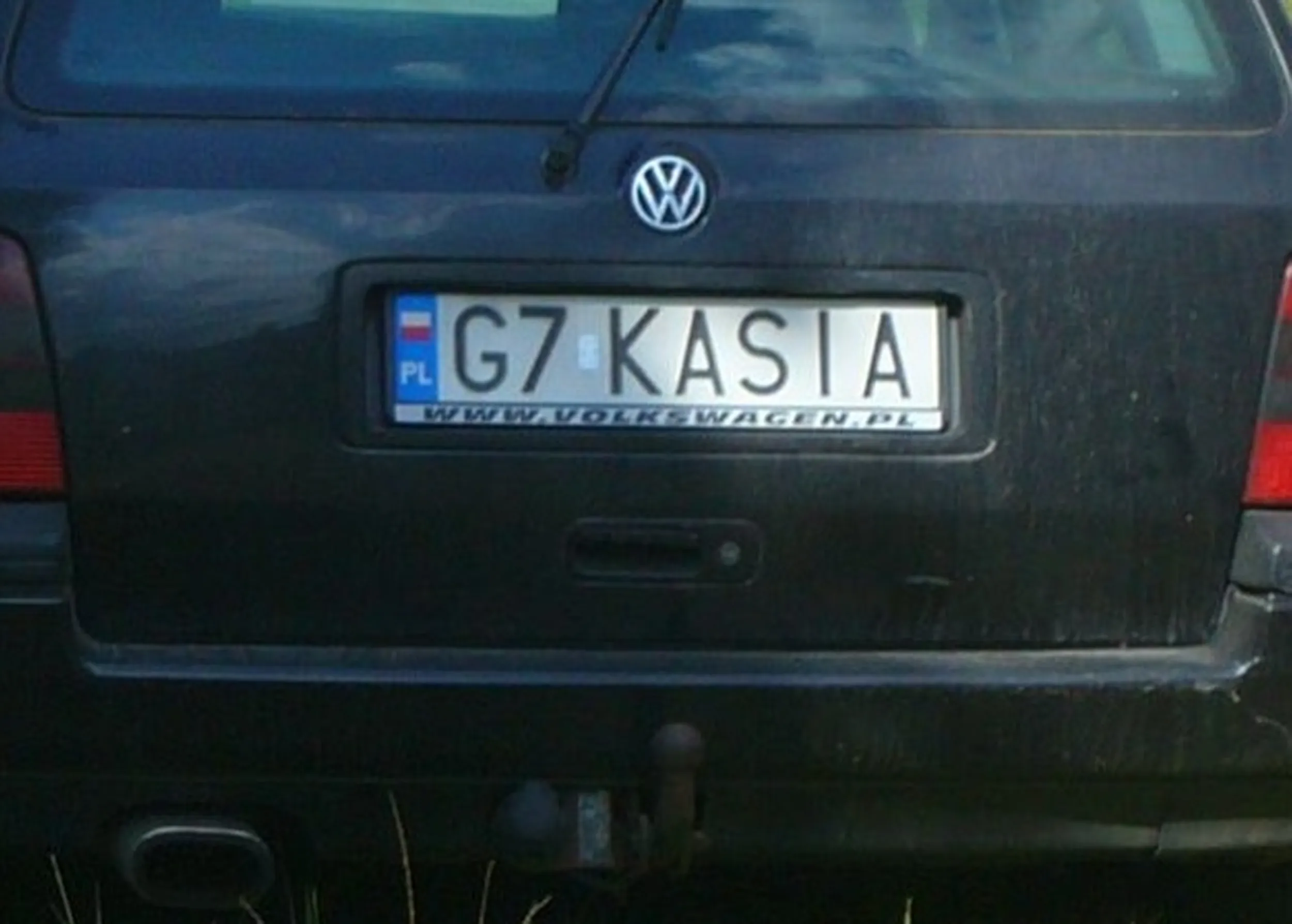 Fajny numer, blacha G7 KASIA