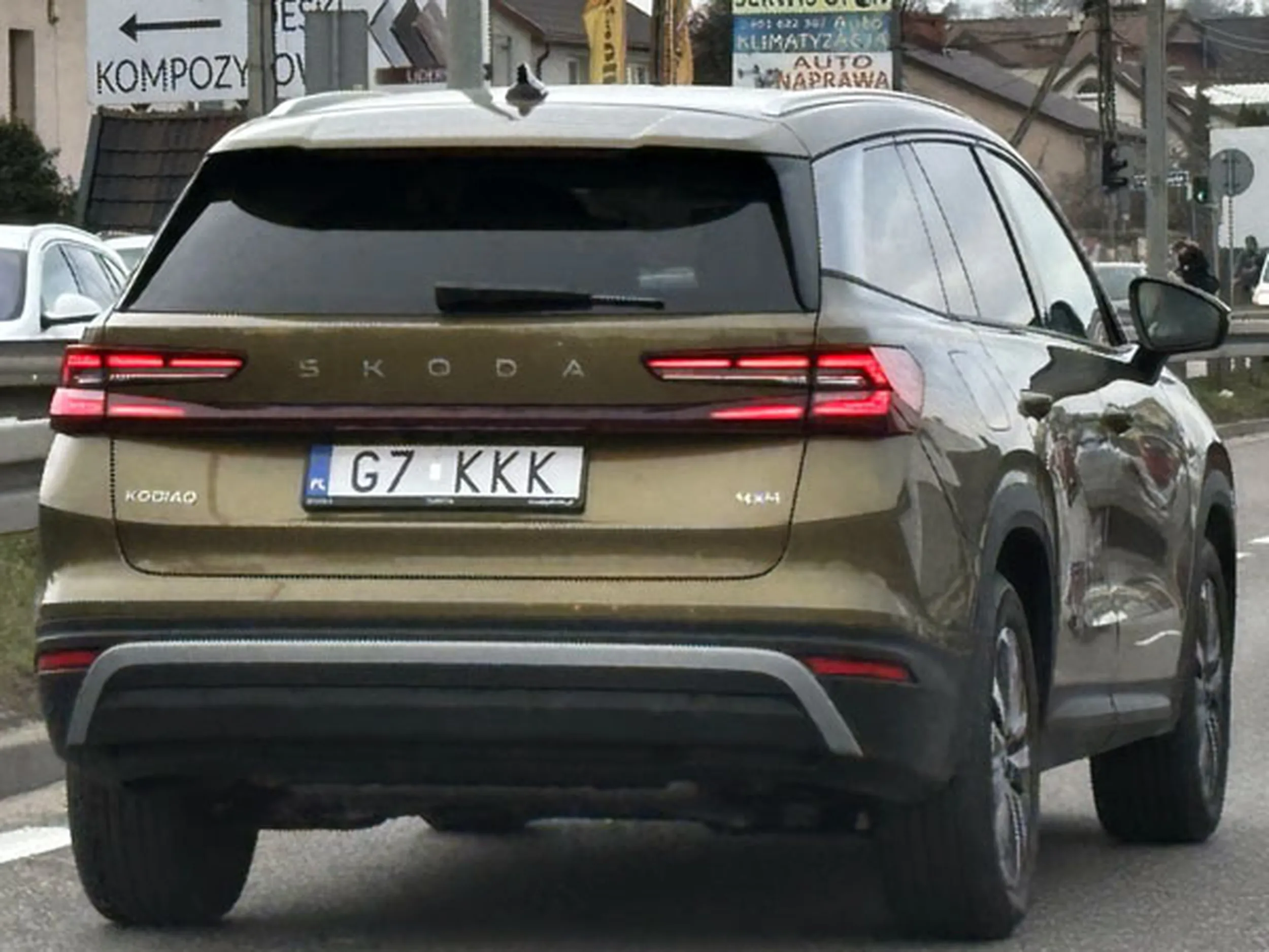 Fajny numer, blacha G7 KKK