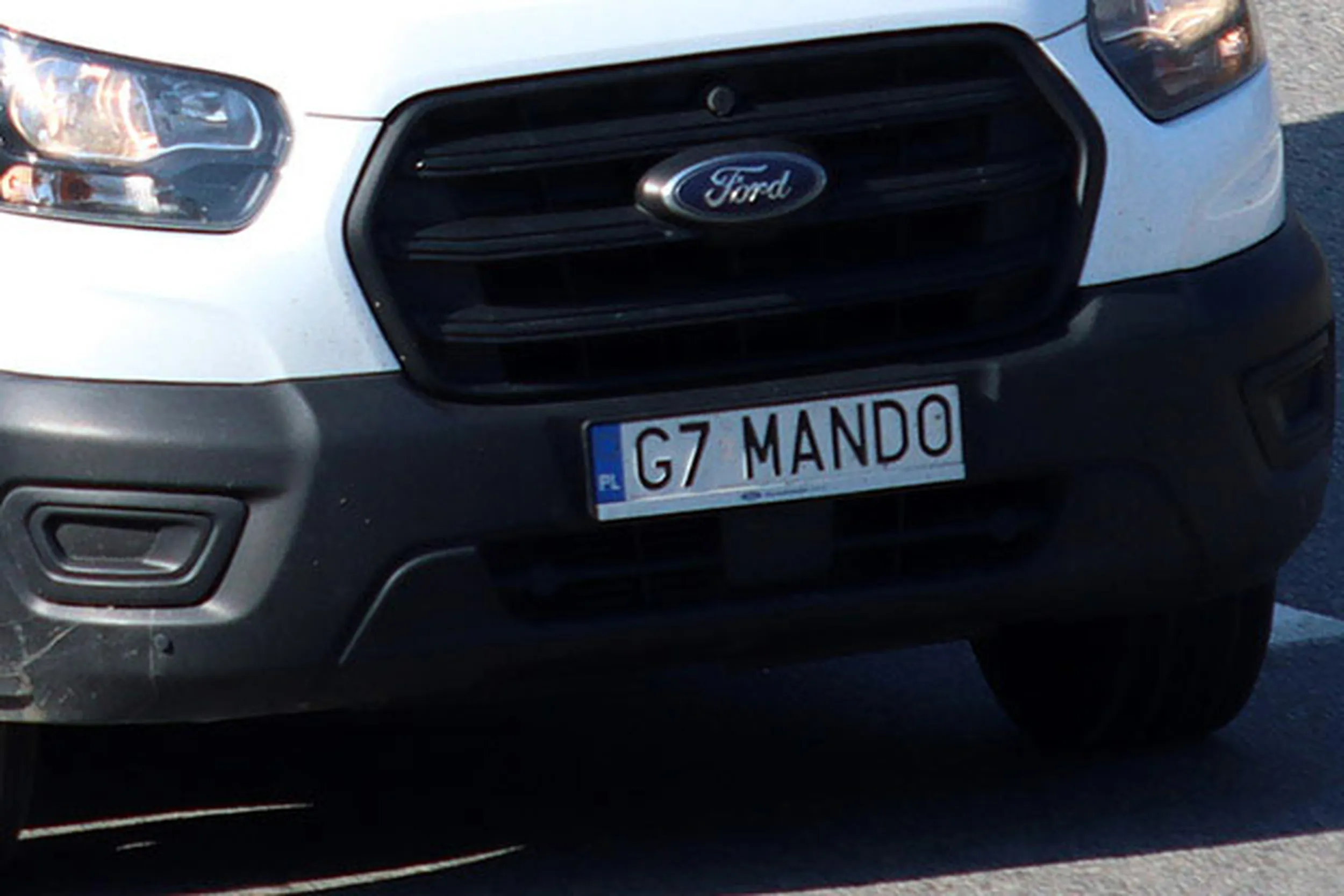 Fajny numer, blacha G7 MANDO