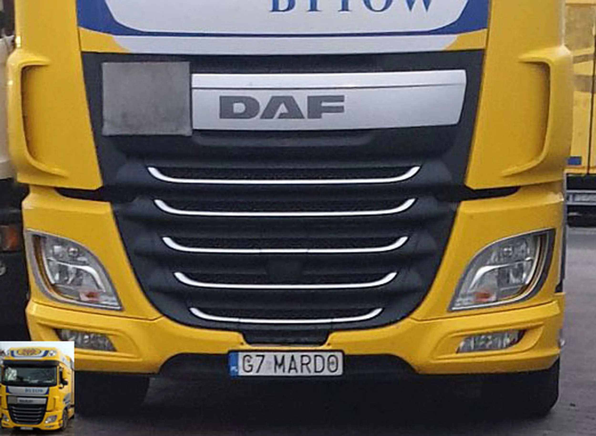 Fajny numer, blacha G7 MARDO