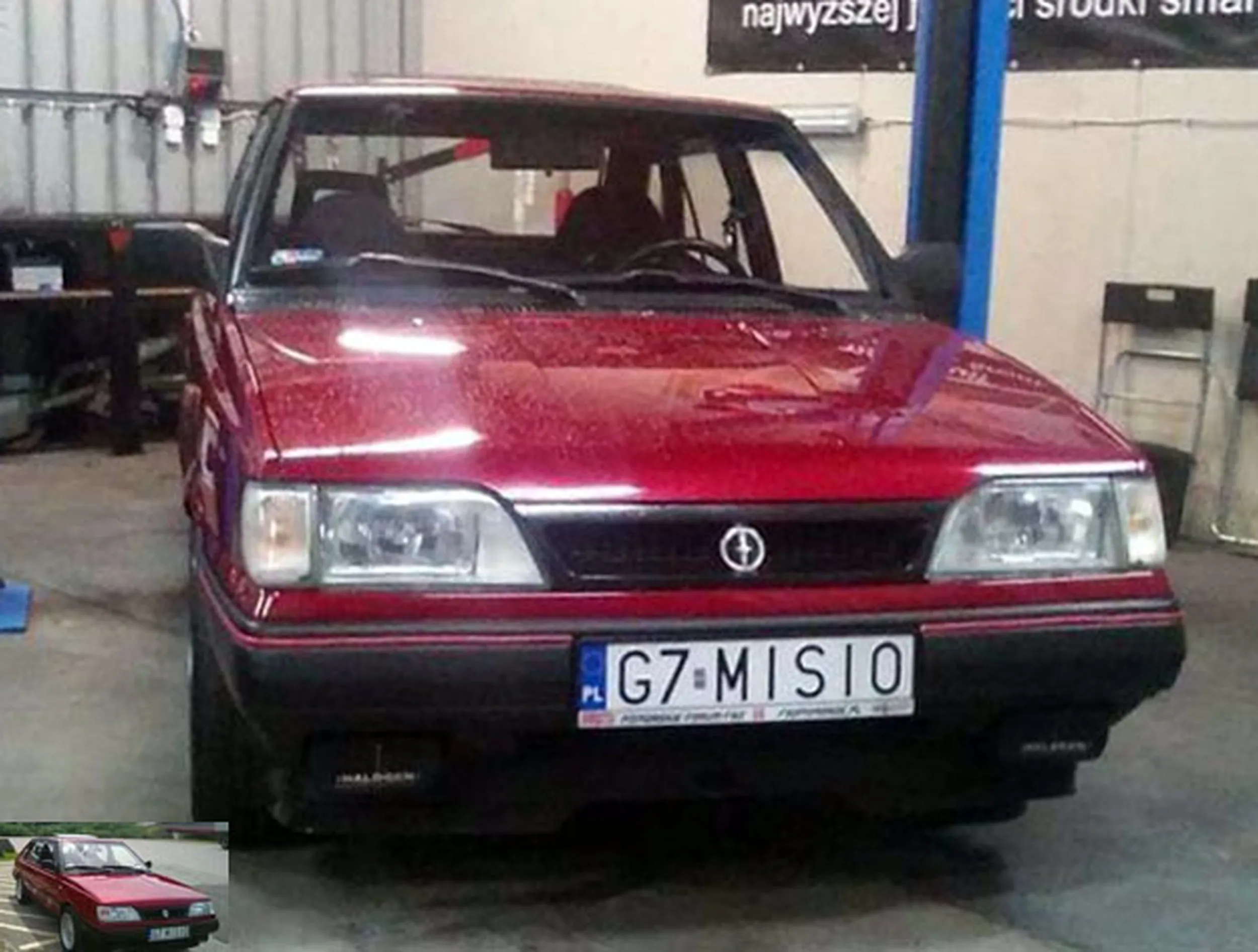 Fajny numer, blacha G7 MISIO