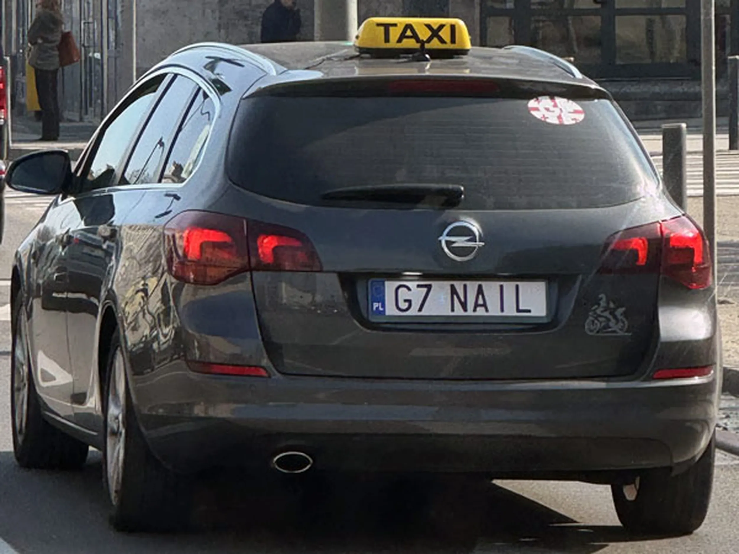 Fajny numer, blacha G7 NAIL