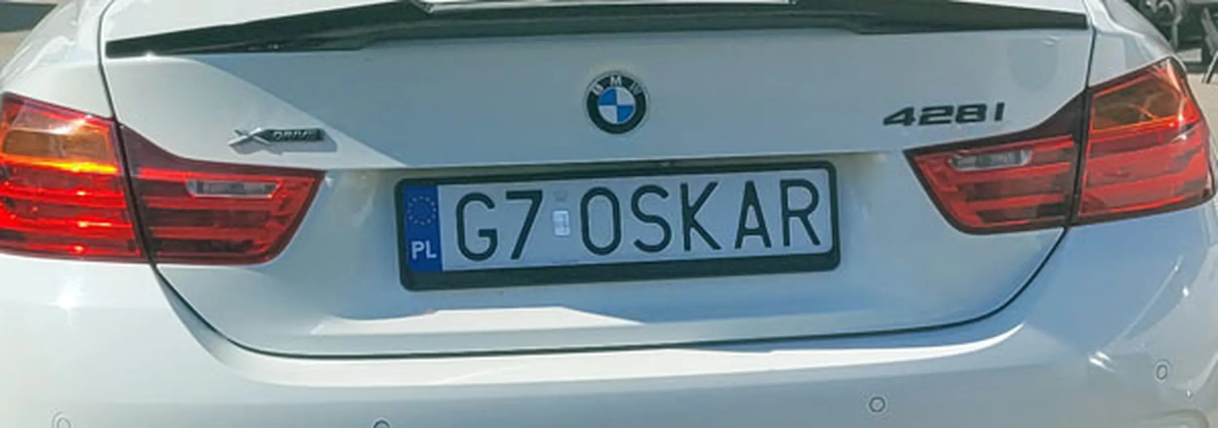 Fajny numer, blacha G7 OSKAR