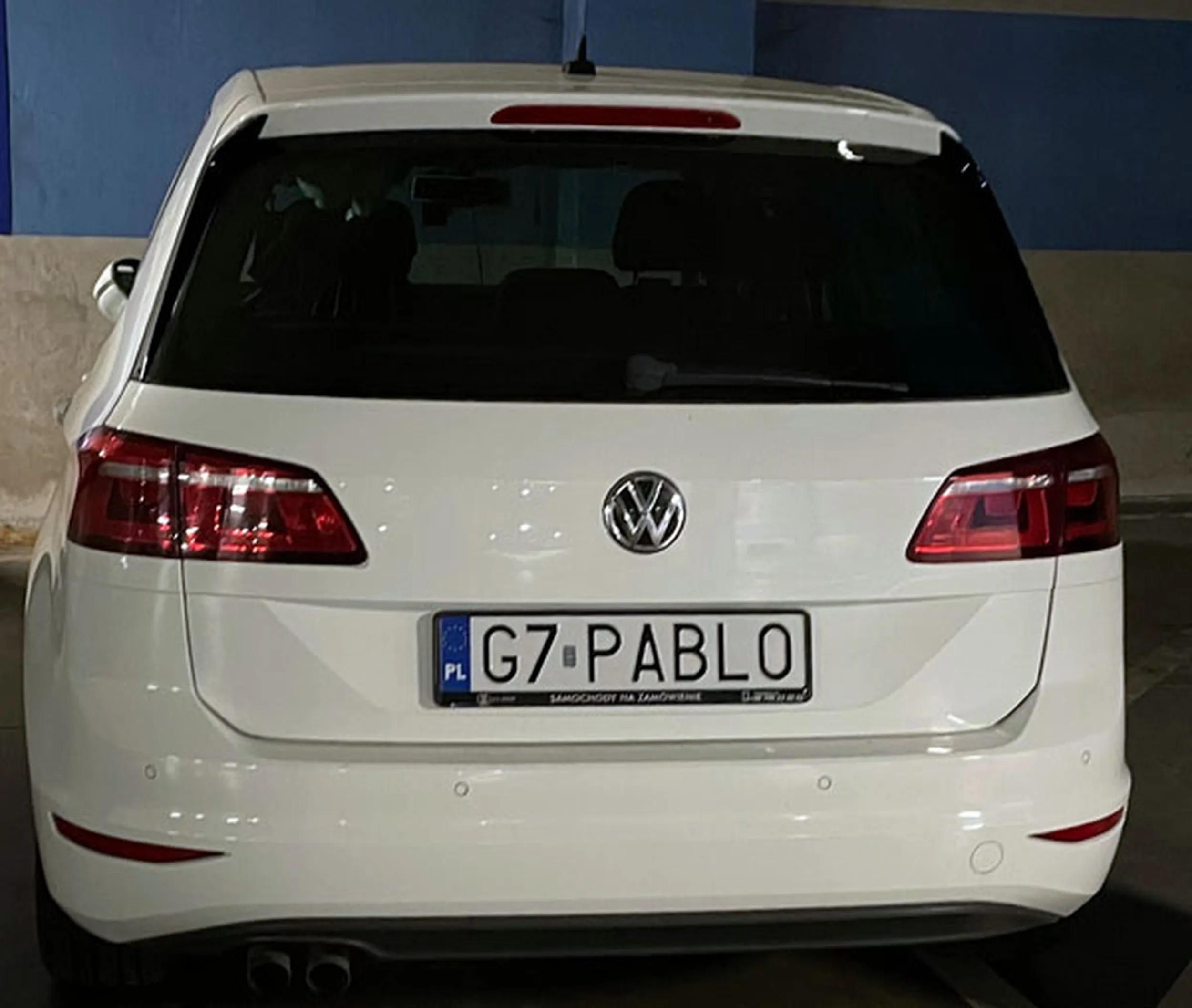 Fajny numer, blacha G7 PABLO