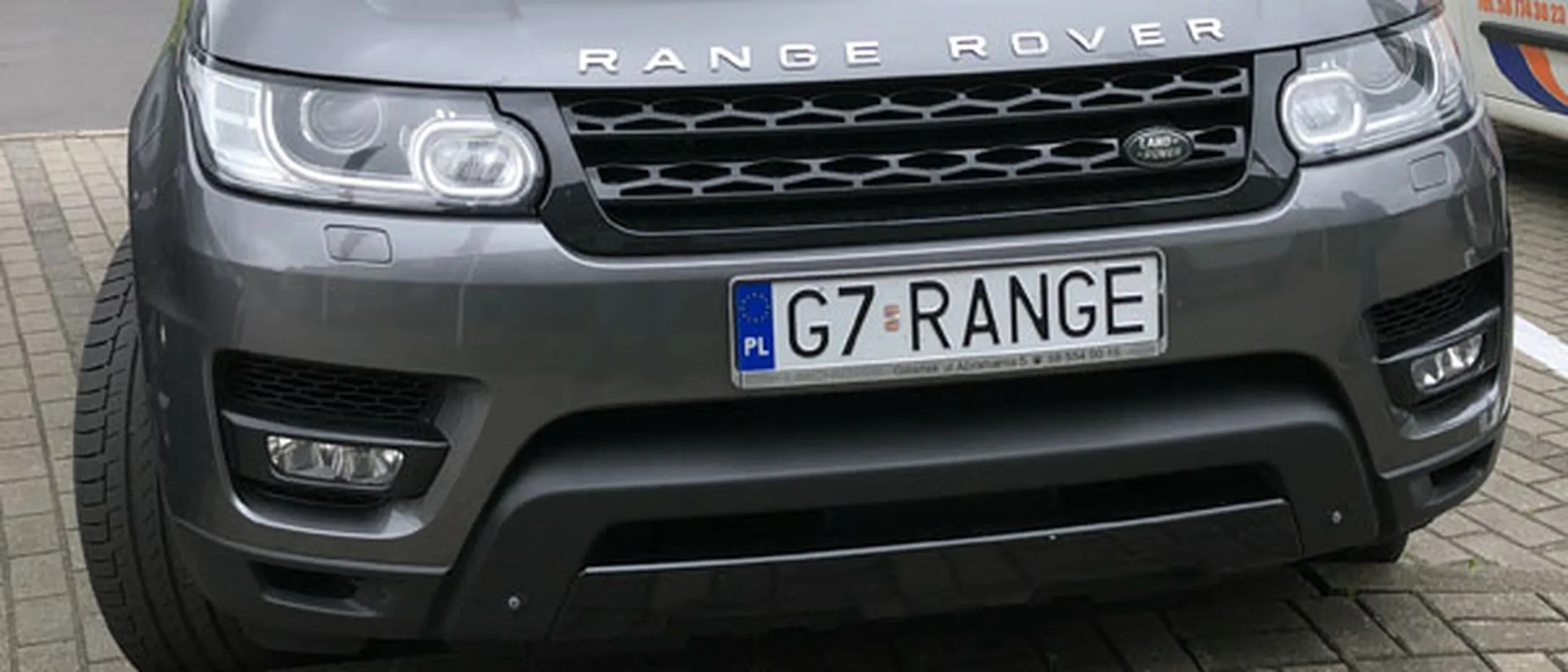 Fajny numer, blacha G7 RANGE