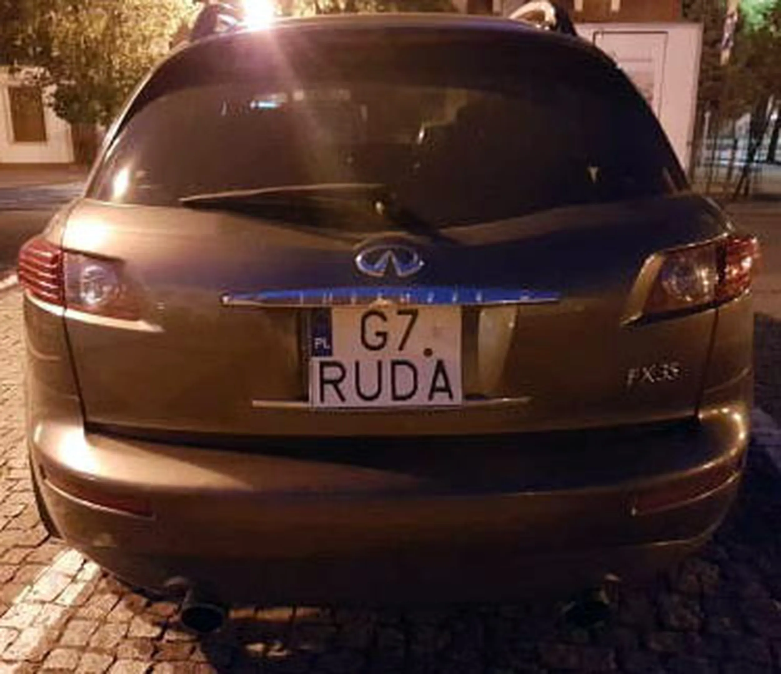 Fajny numer, blacha G7 RUDA