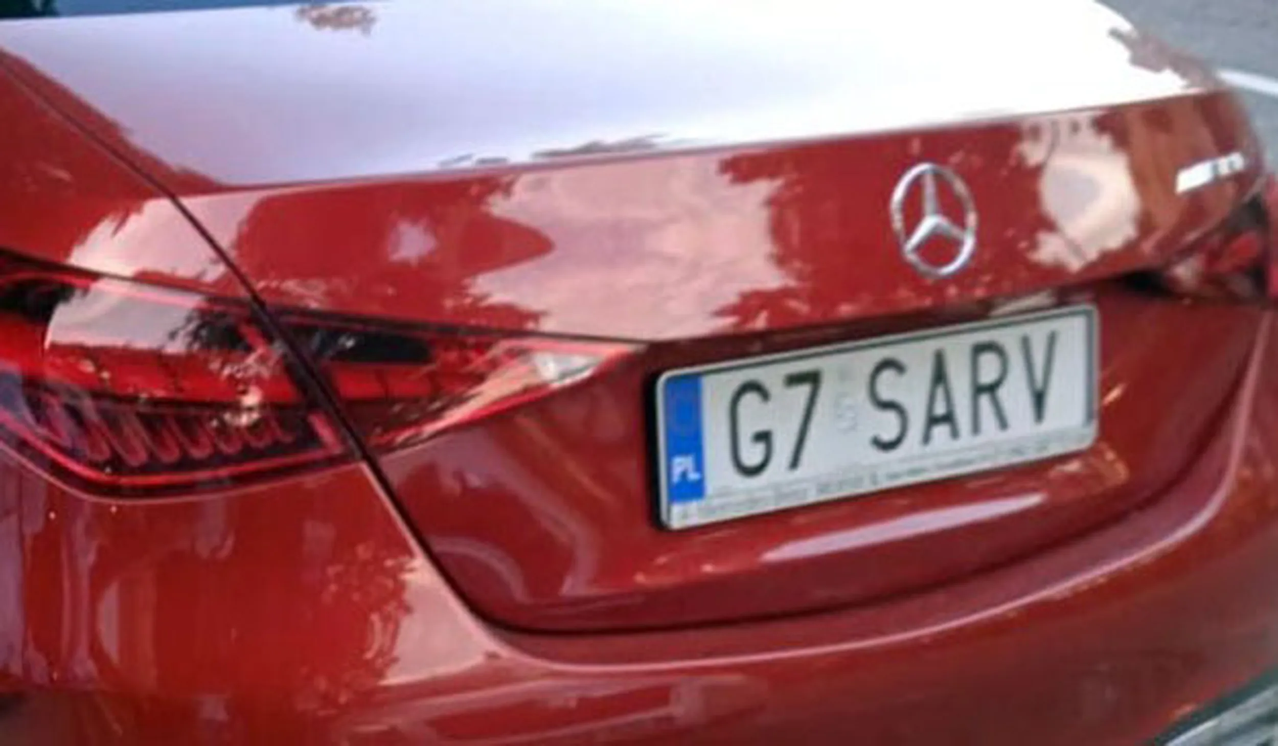 Fajny numer, blacha G7 SARV