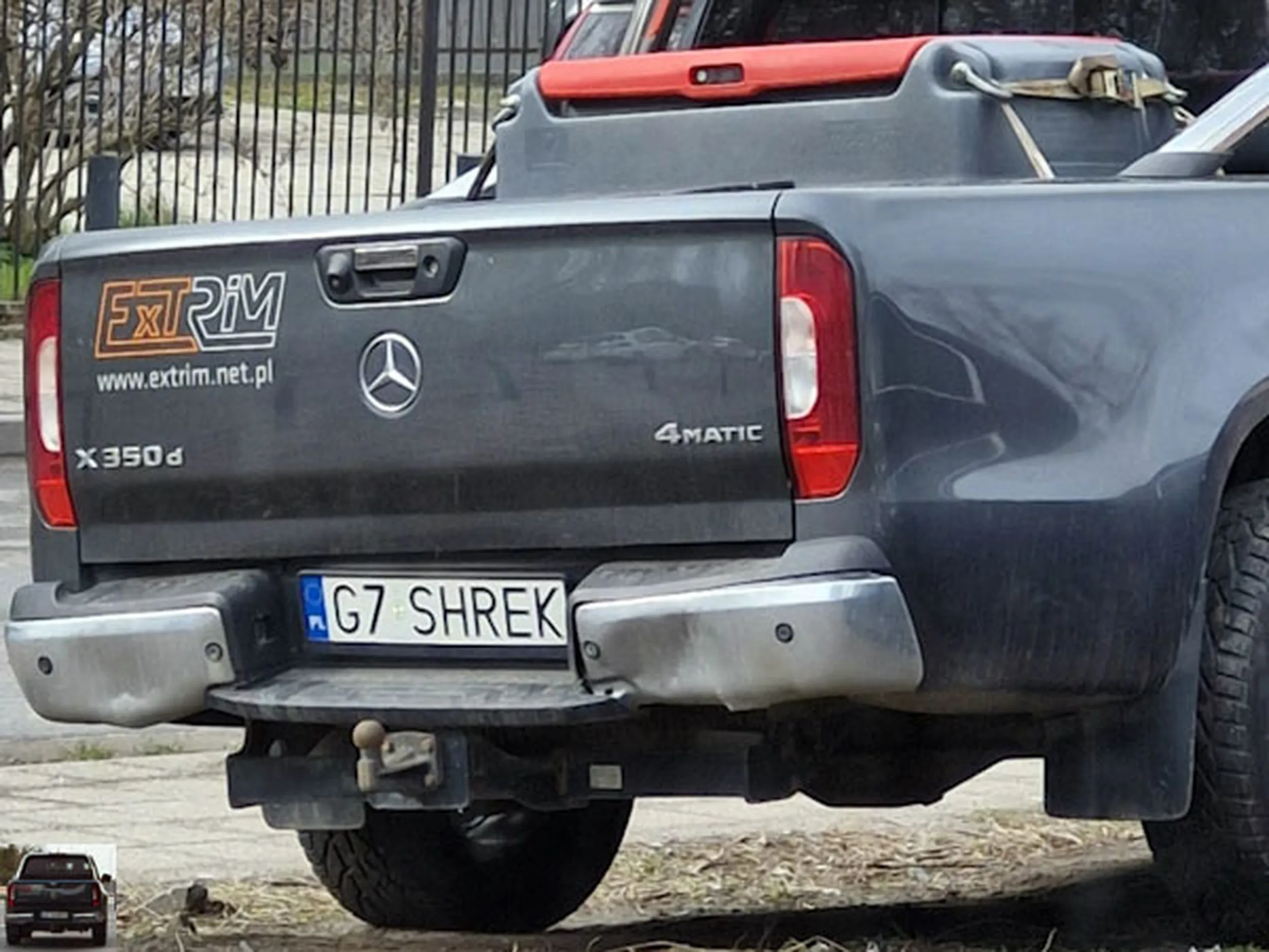 Fajny numer, blacha G7 SHREK