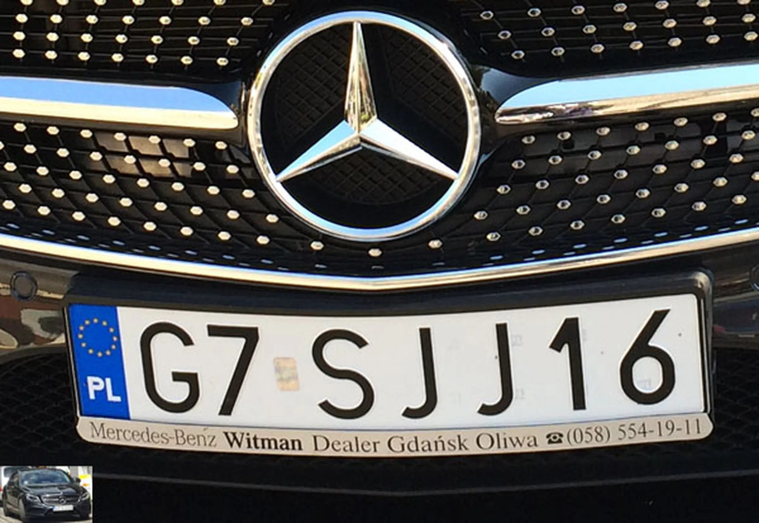 Fajny numer, blacha G7 SJJ16