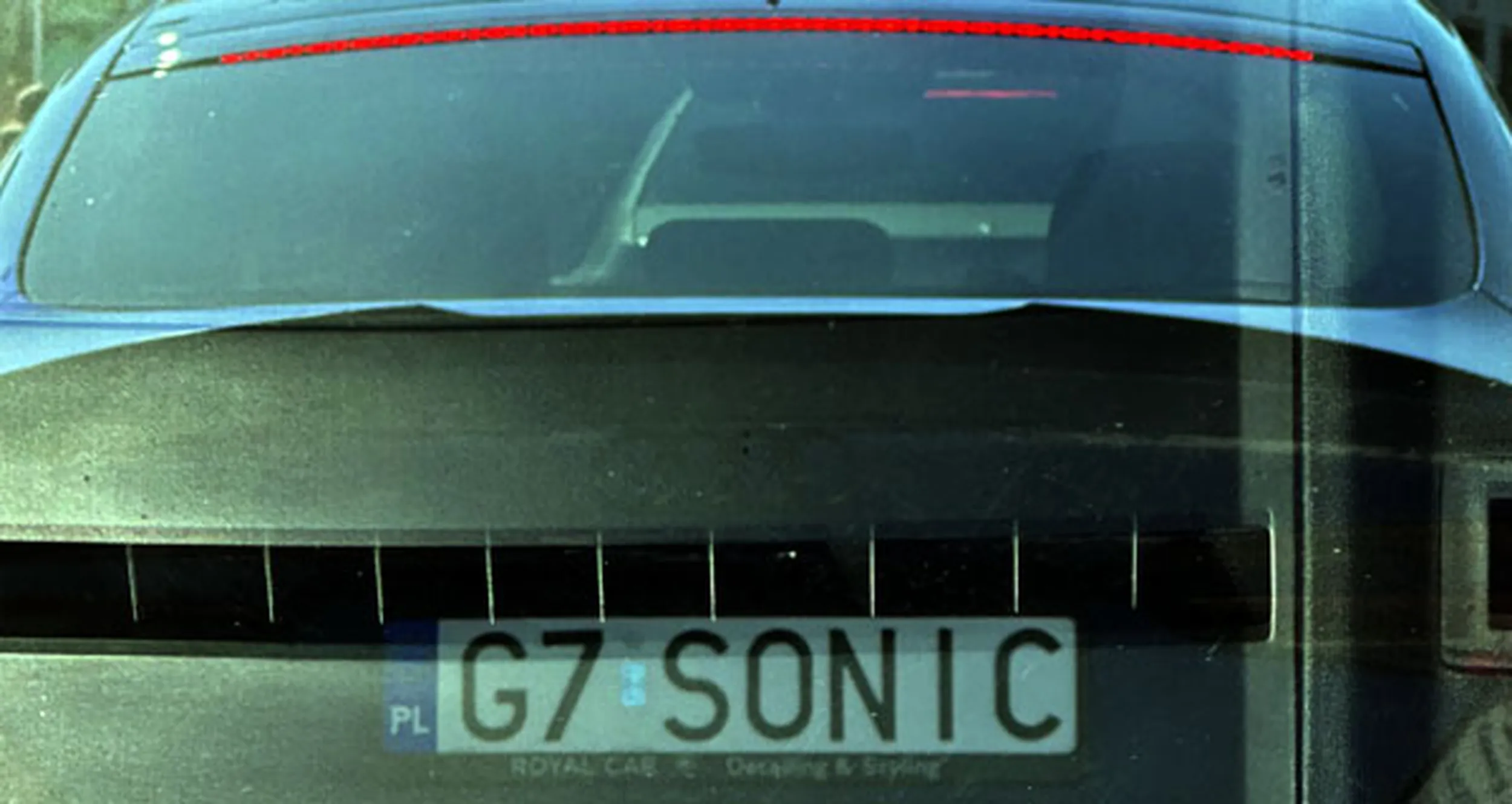 Fajny numer, blacha G7 SONIC