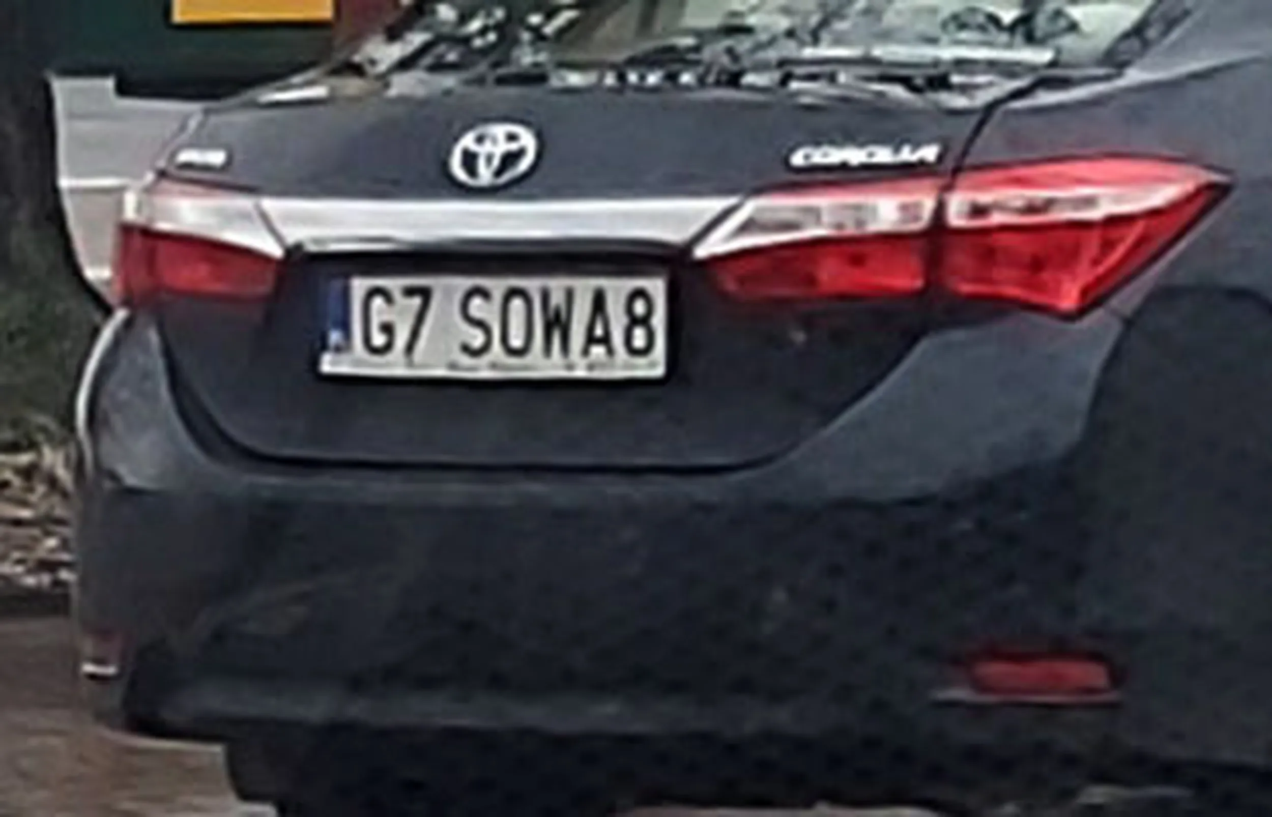 Fajny numer, blacha G7 SOWA8