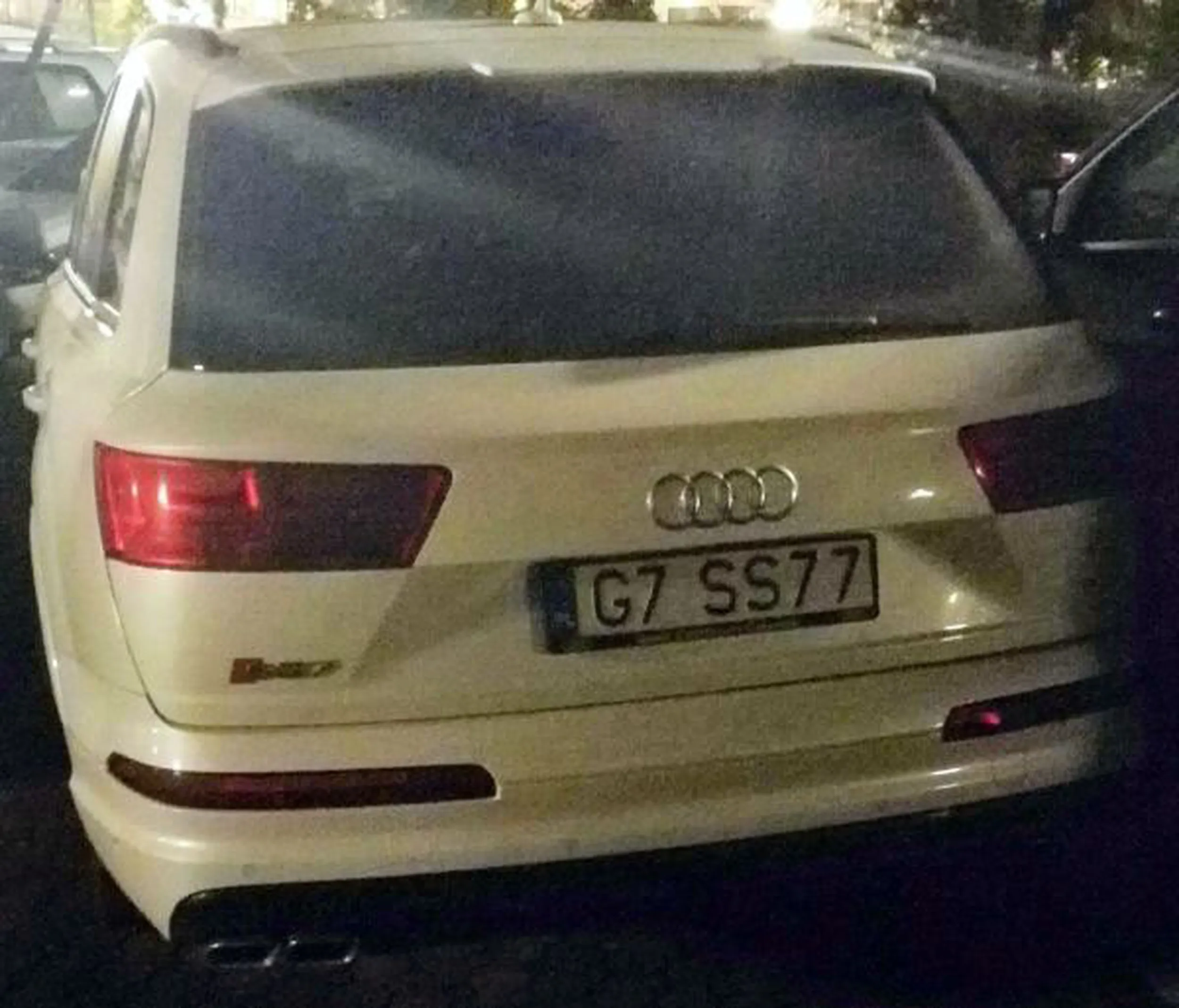 Fajny numer, blacha G7 SS77