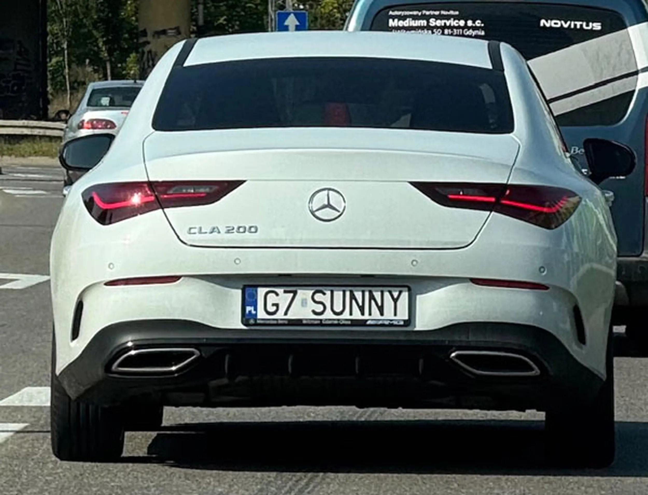 Fajny numer, blacha G7 SUNNY