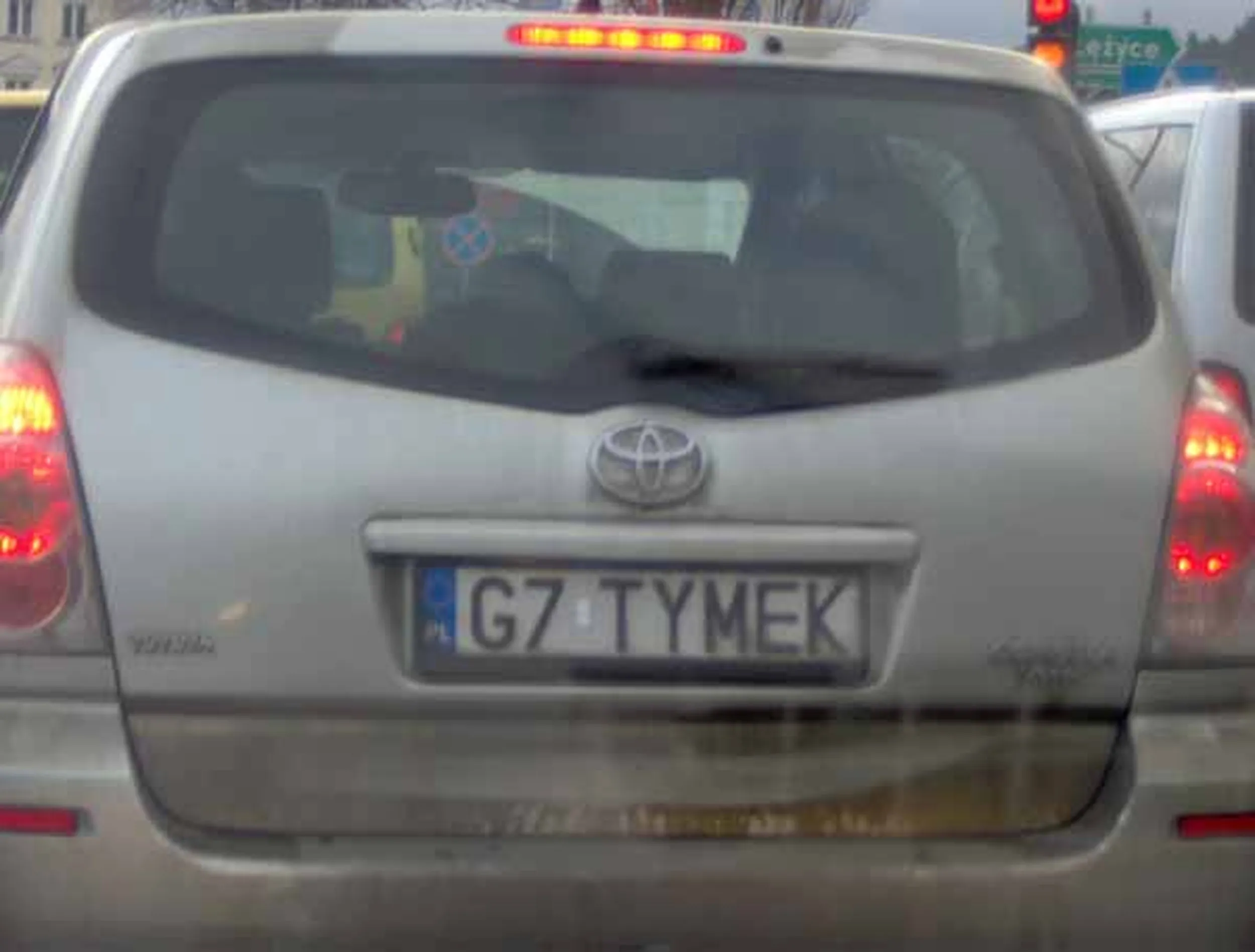 Fajny numer, blacha G7 TYMEK