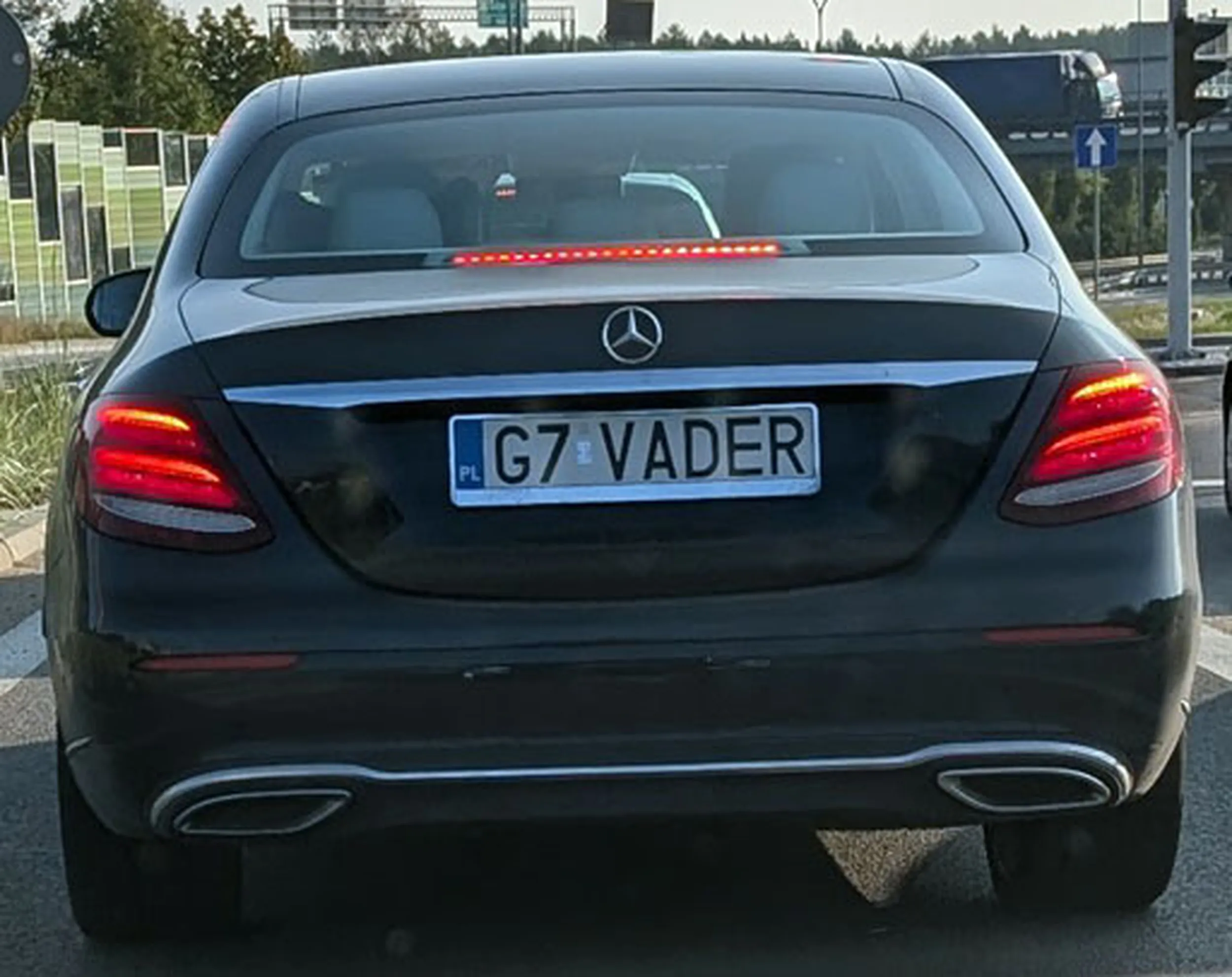 Fajny numer, blacha G7 VADER