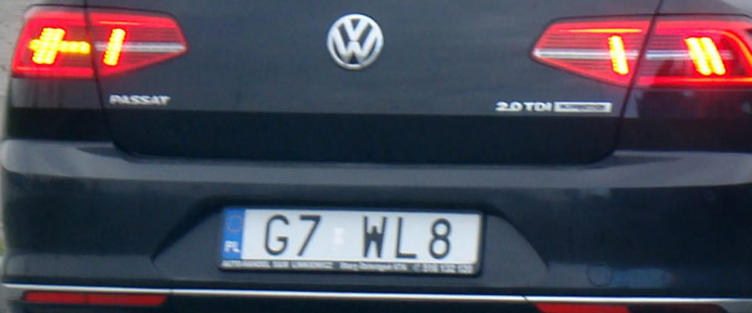 Fajny numer, blacha G7 WL8