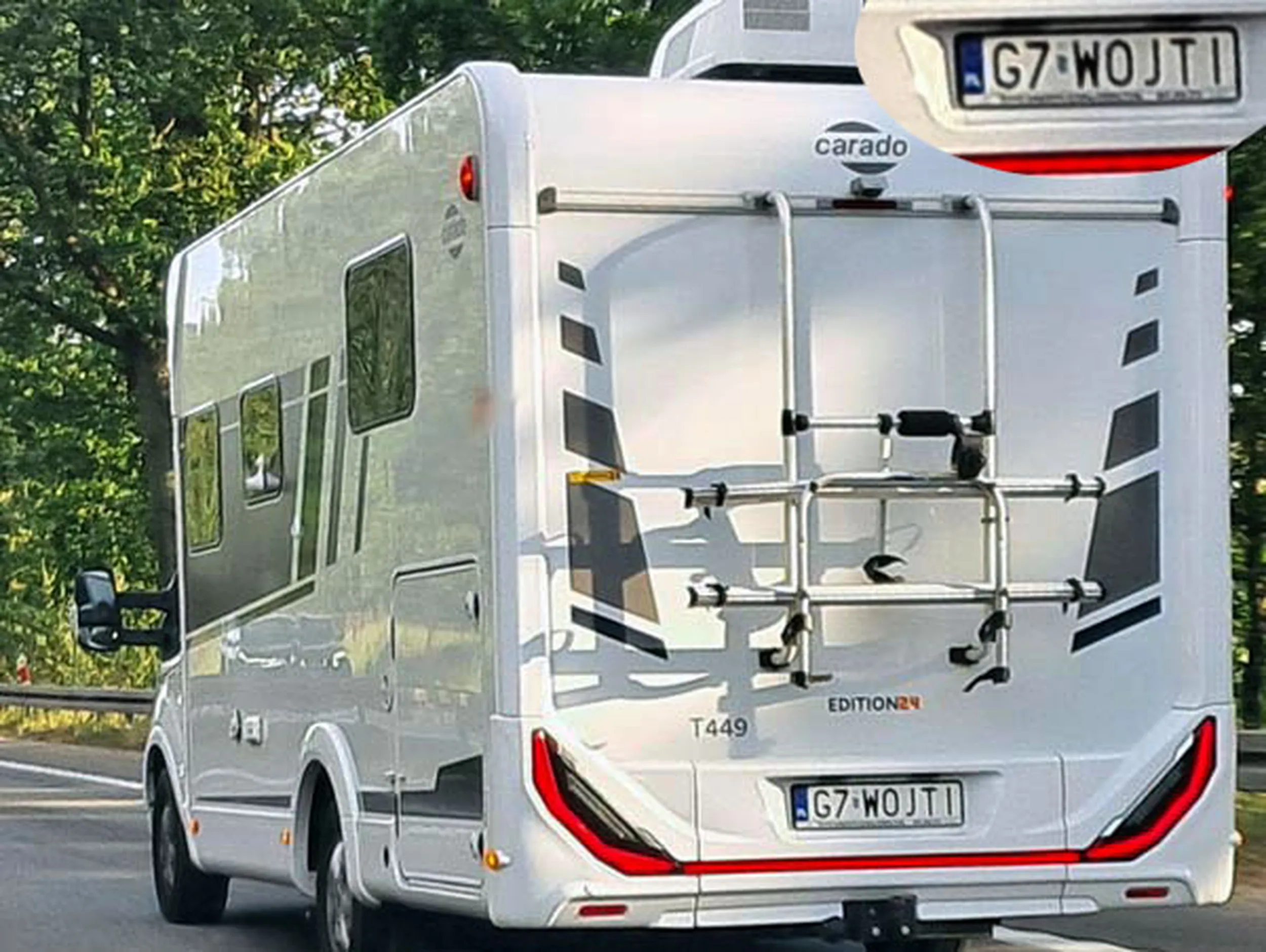 Fajny numer, blacha G7 WOJTI