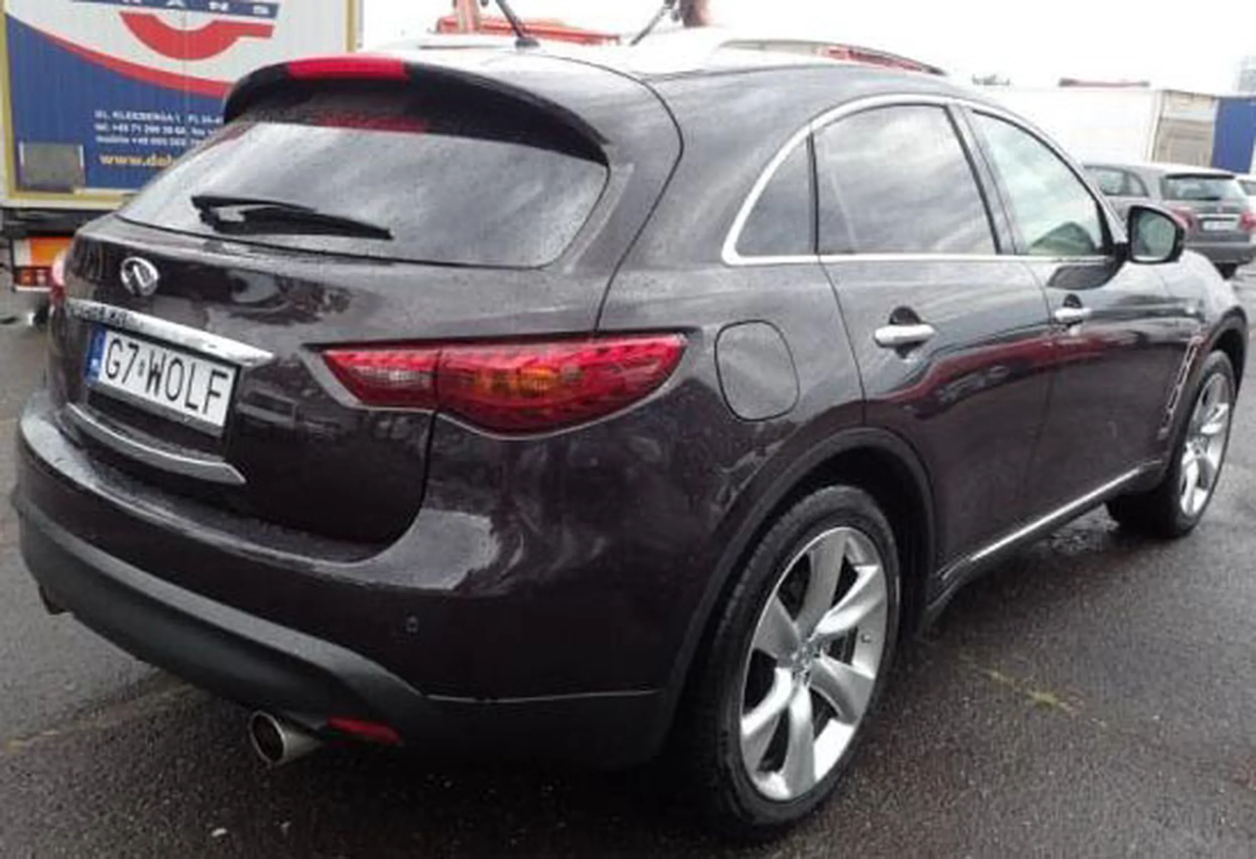 Fajny numer, blacha G7 WOLF