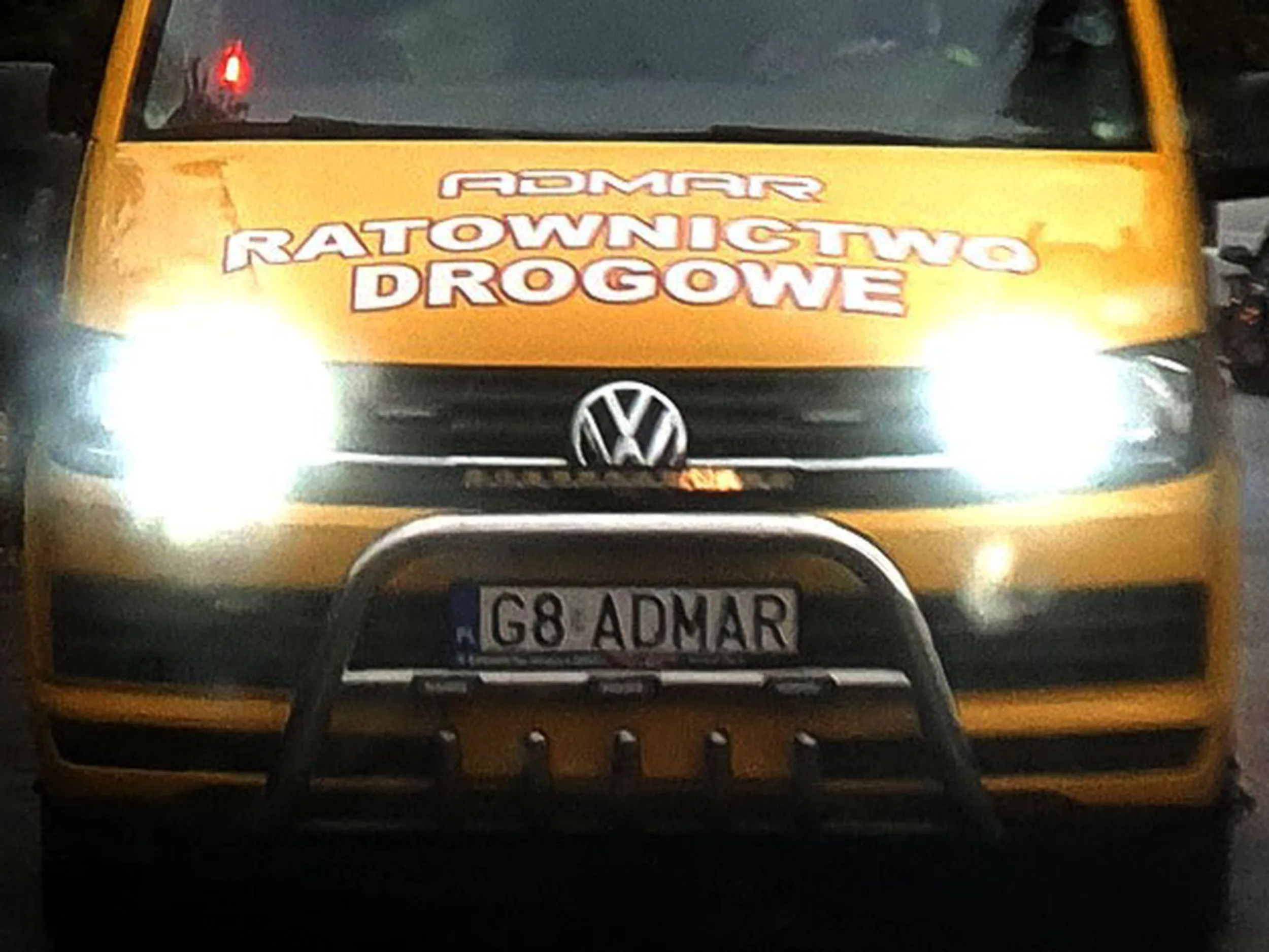 Fajny numer, blacha G8 ADMAR