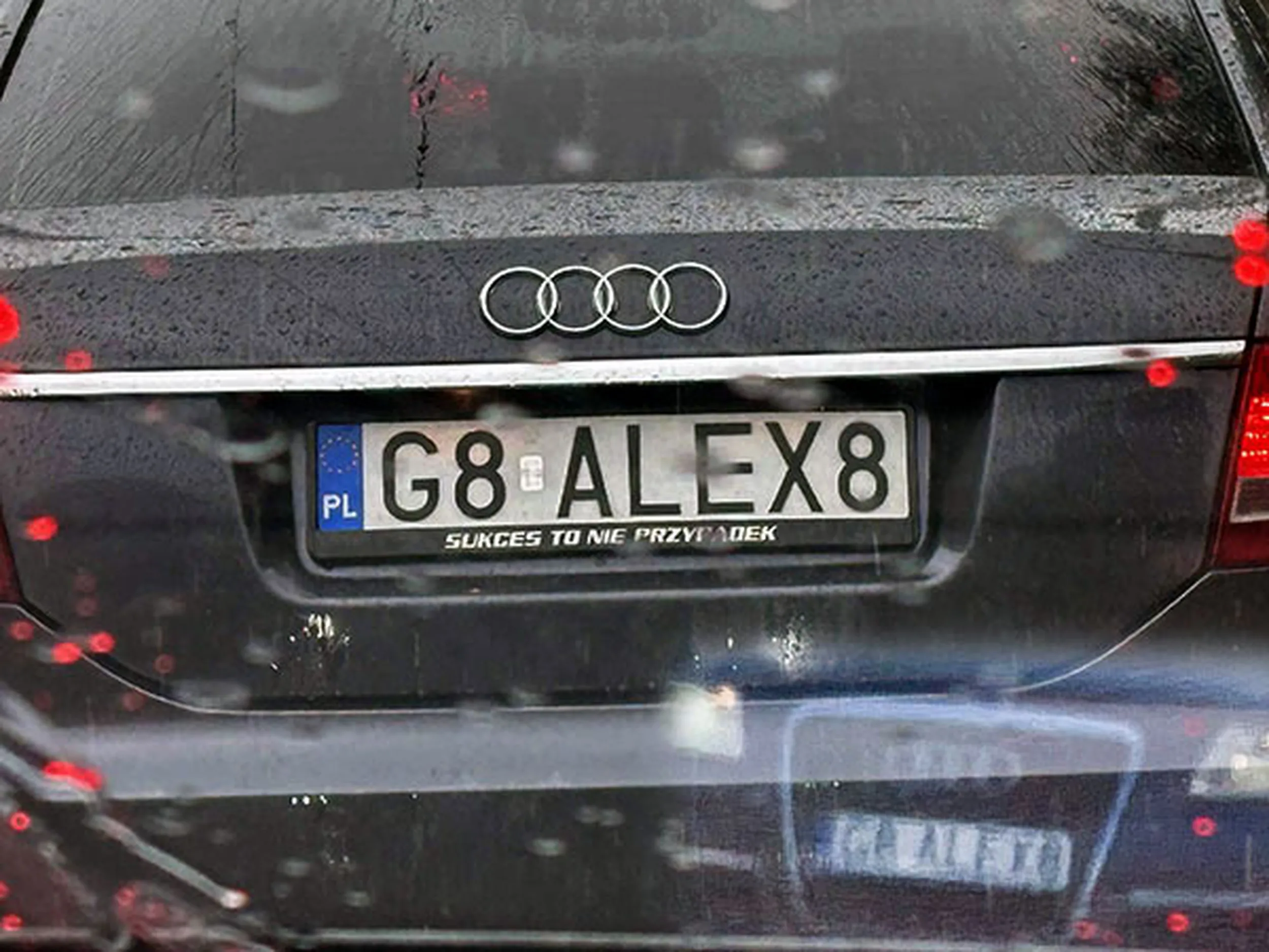 Fajny numer, blacha G8 ALEX8