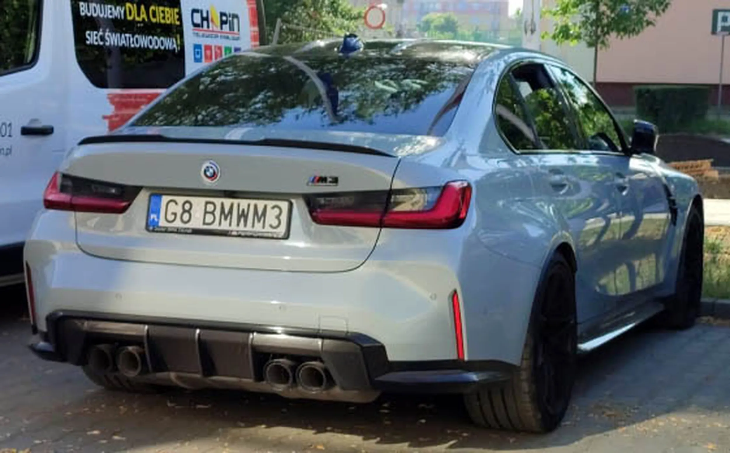 Fajny numer, blacha G8 BMWM3