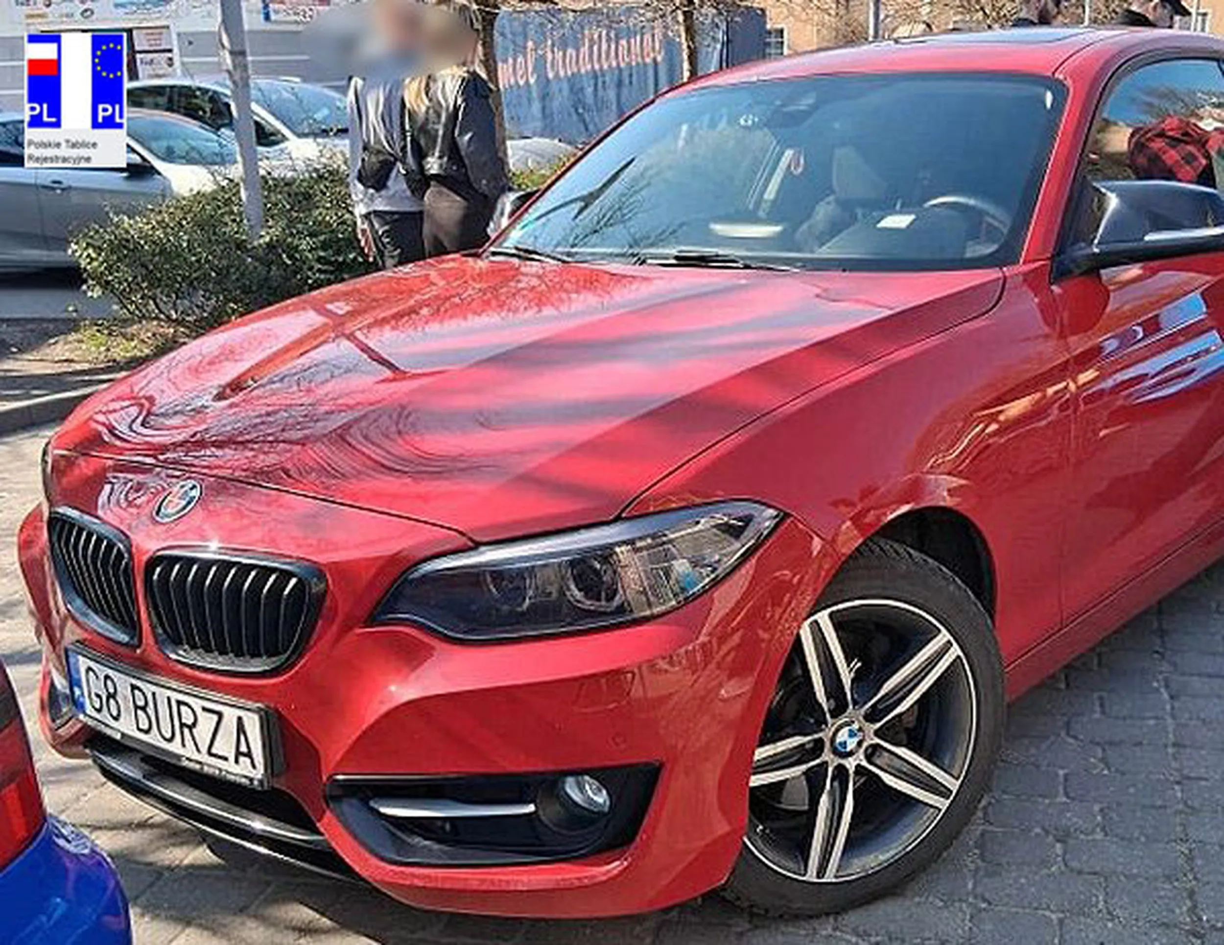 Fajny numer, blacha G8 BURZA