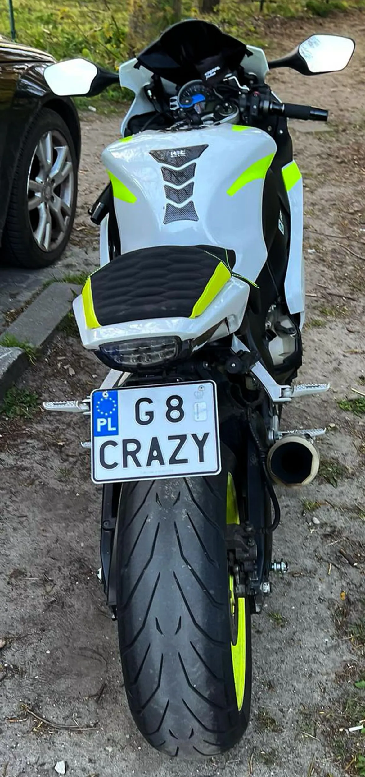 Fajny numer, blacha G8 CRAZY