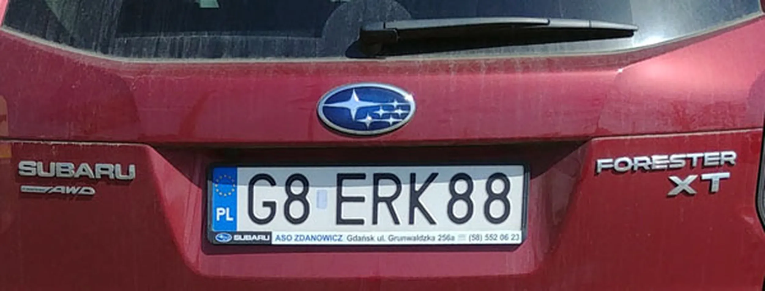 Fajny numer, blacha G8 ERK88