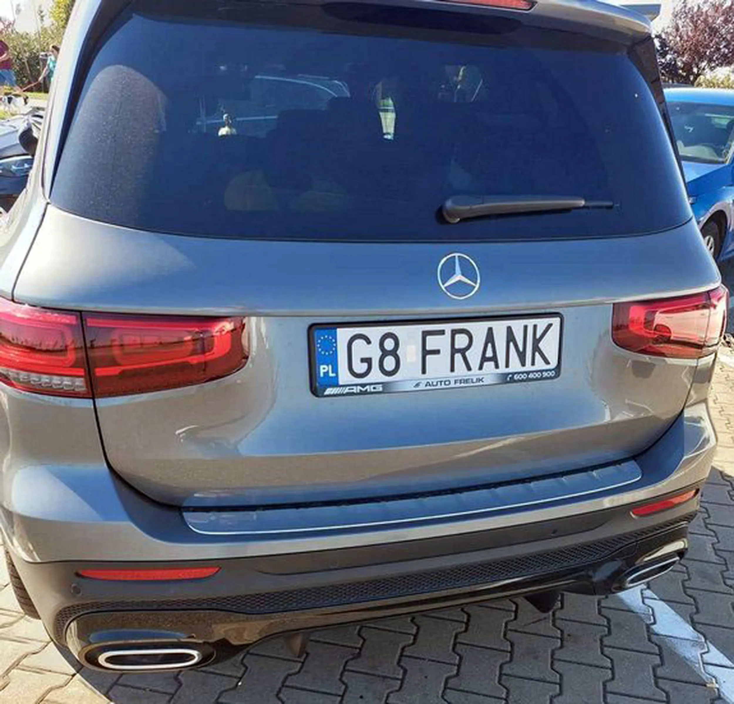 Fajny numer, blacha G8 FRANK