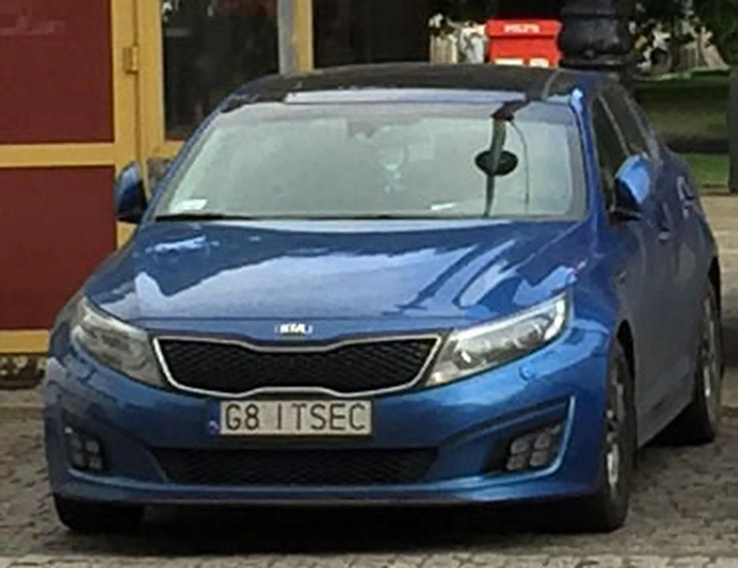 Fajny numer, blacha G8 ITSEC