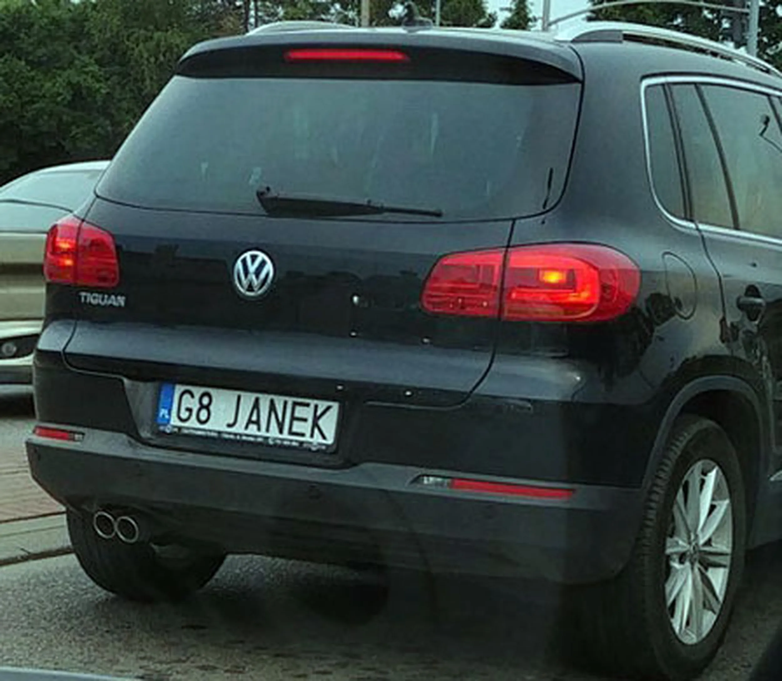 Fajny numer, blacha G8 JANEK