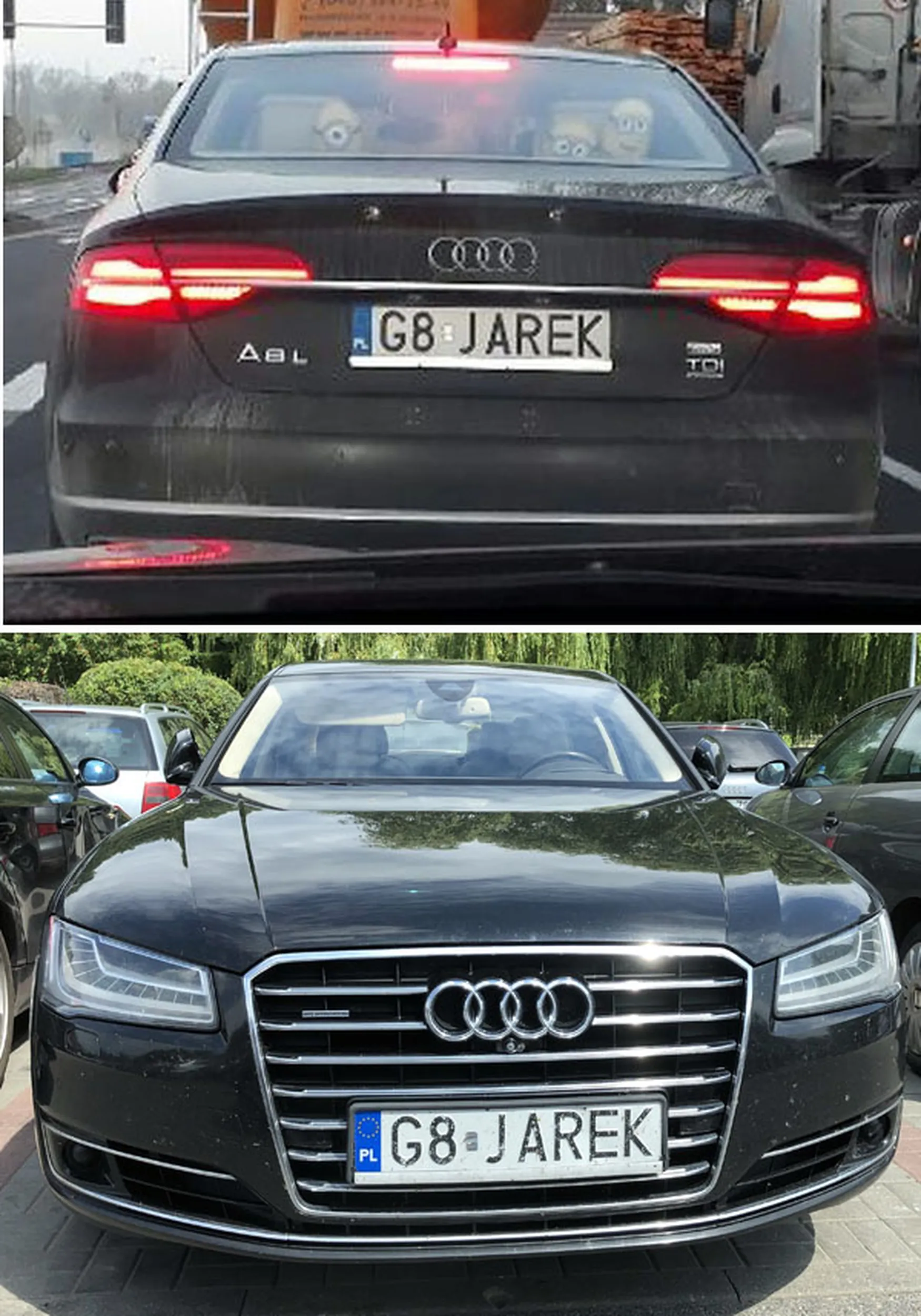 Fajny numer, blacha G8 JAREK