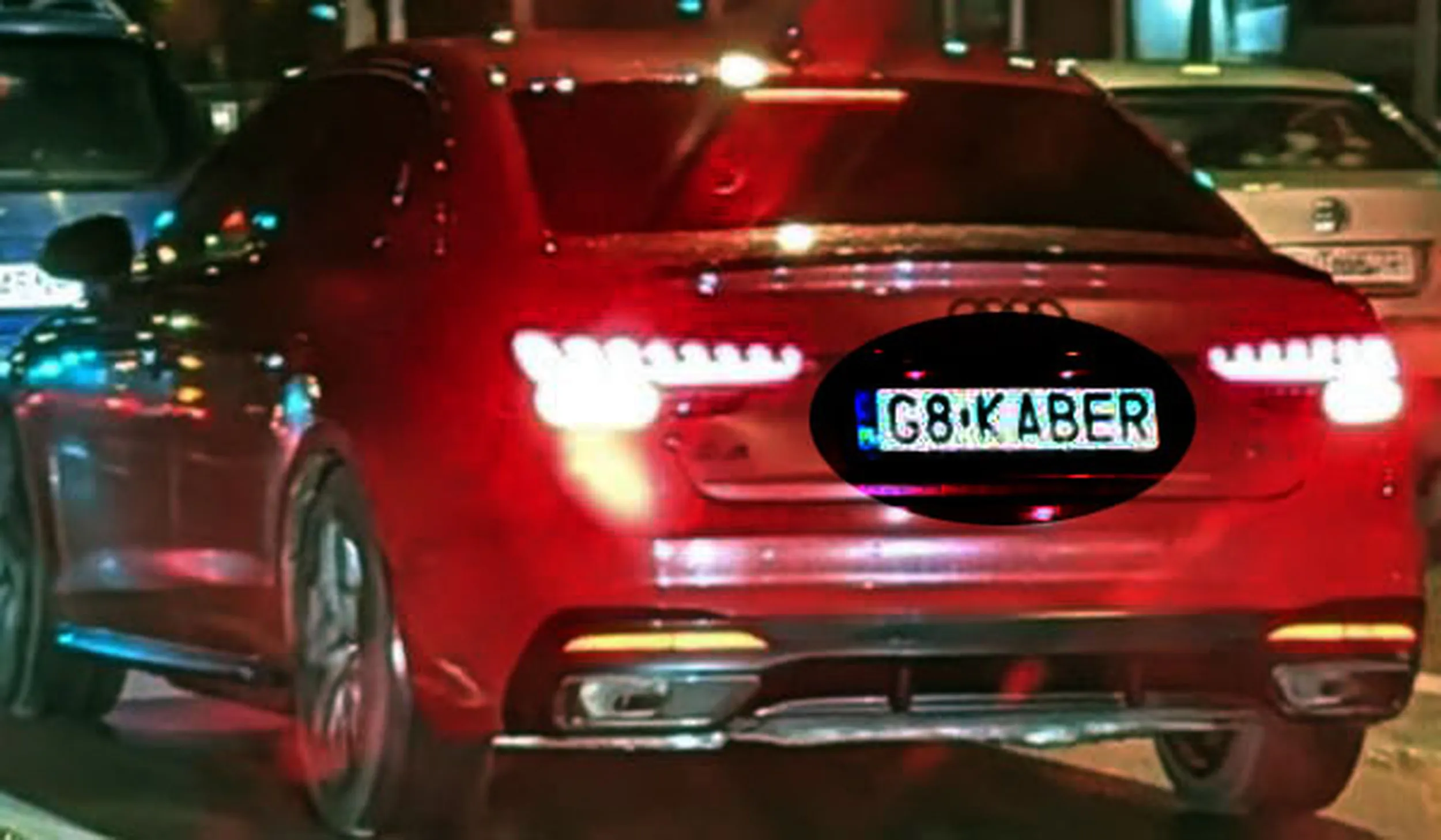 Fajny numer, blacha G8 KABER