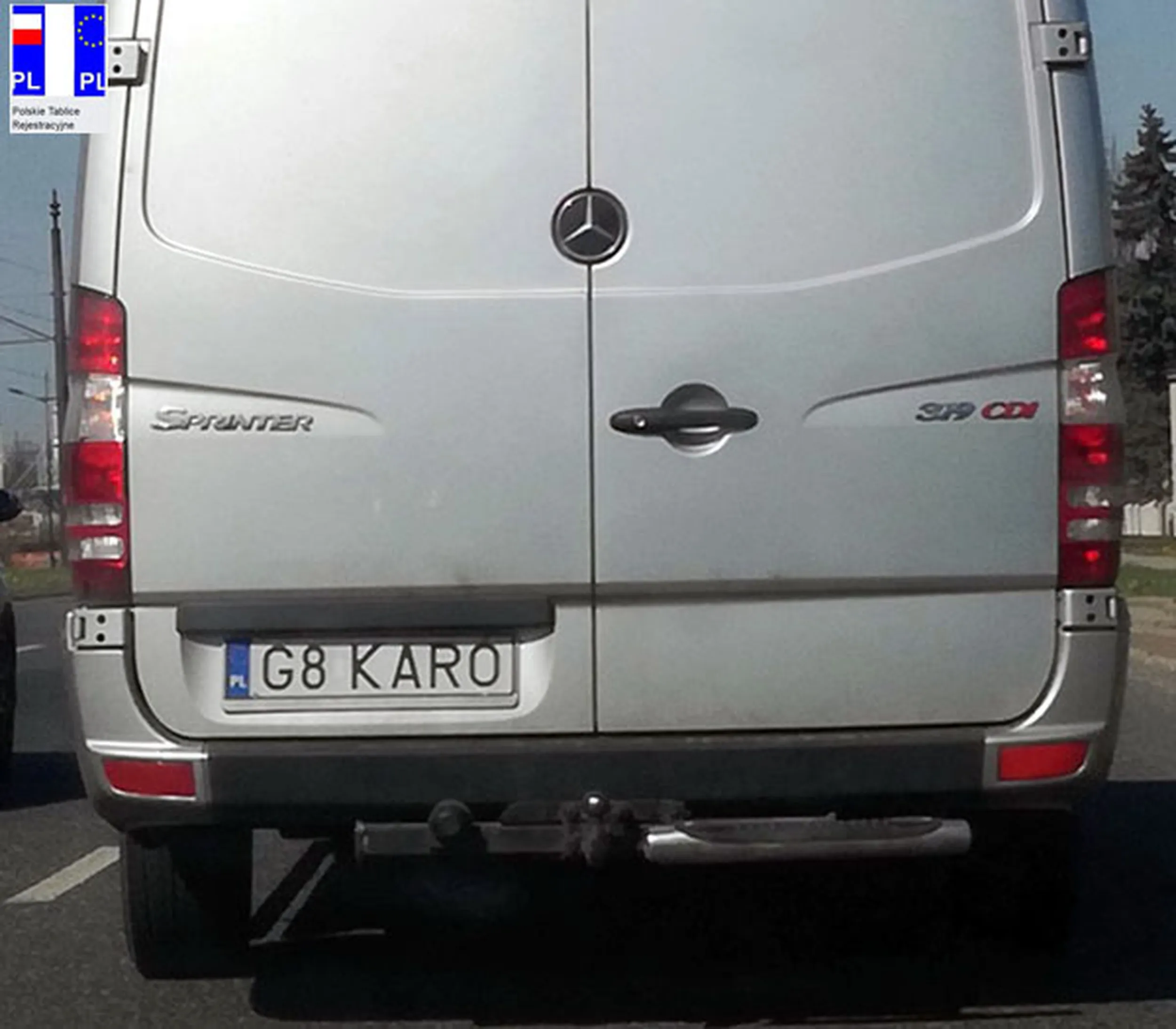 Fajny numer, blacha G8 KARO