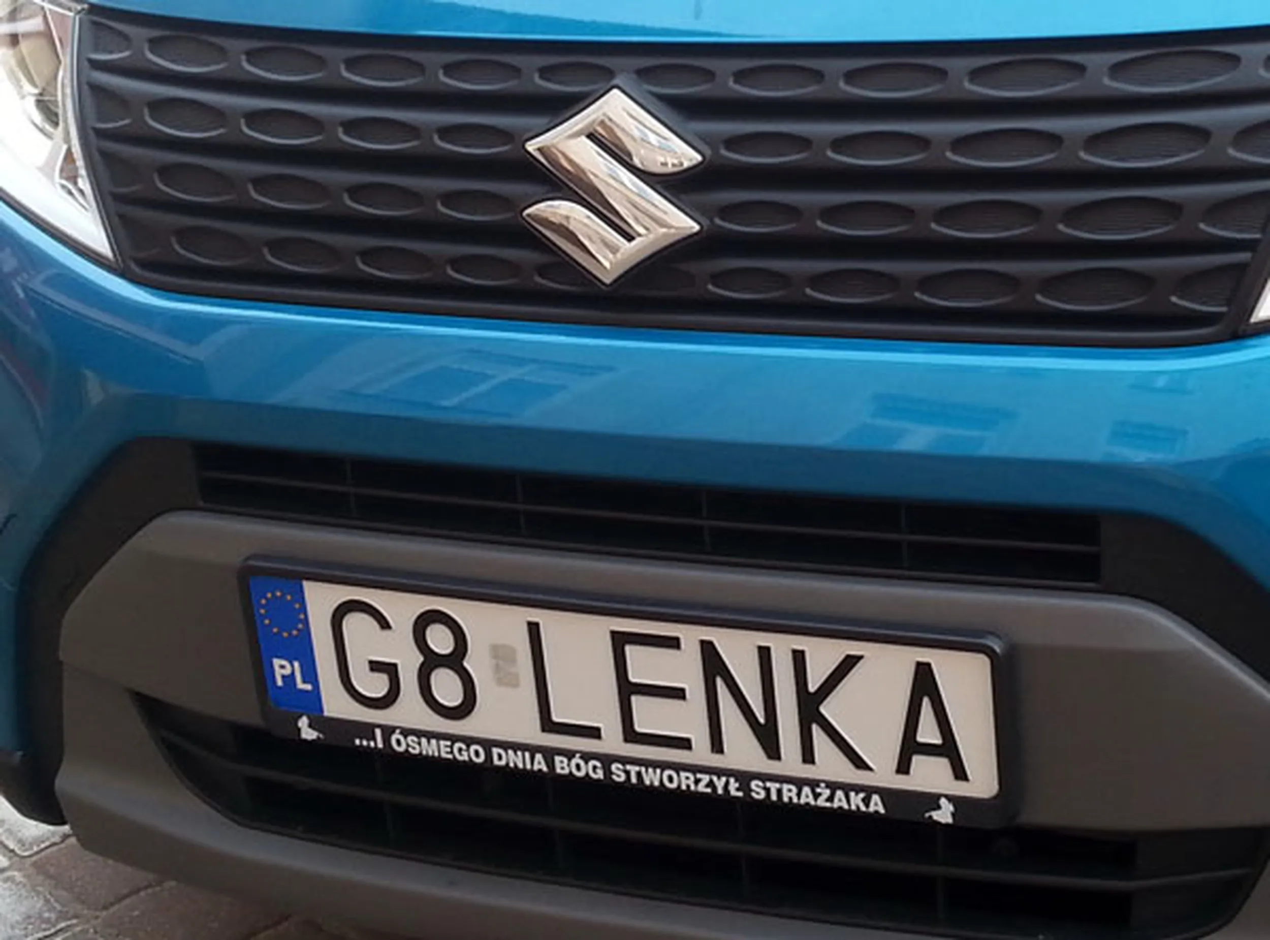 Fajny numer, blacha G8 LENKA