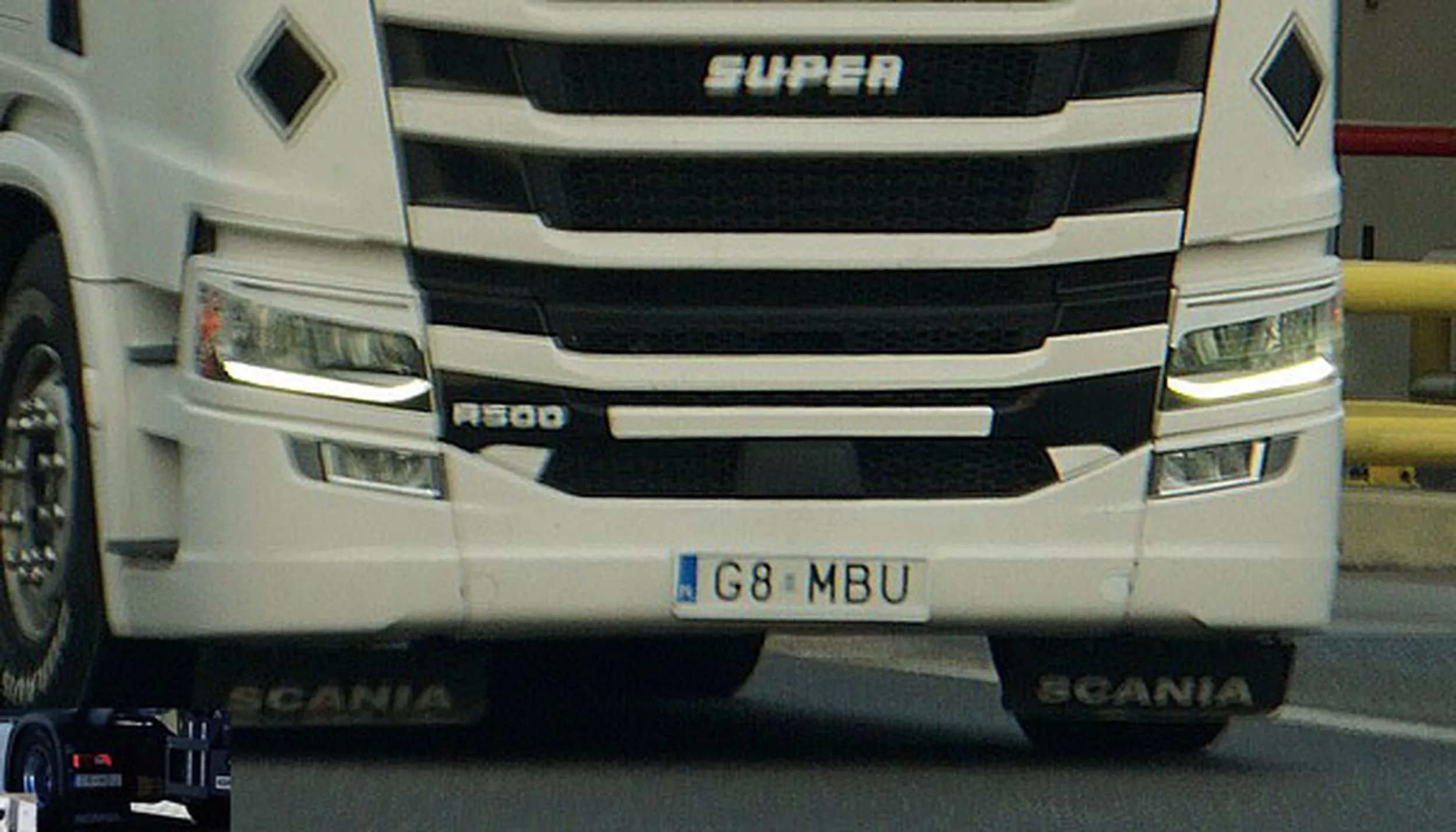 Fajny numer, blacha G8 MBU