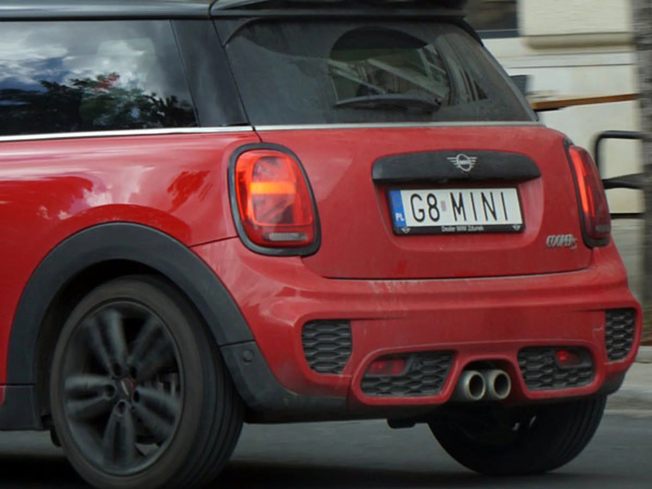 Fajny numer, blacha G8 MINI