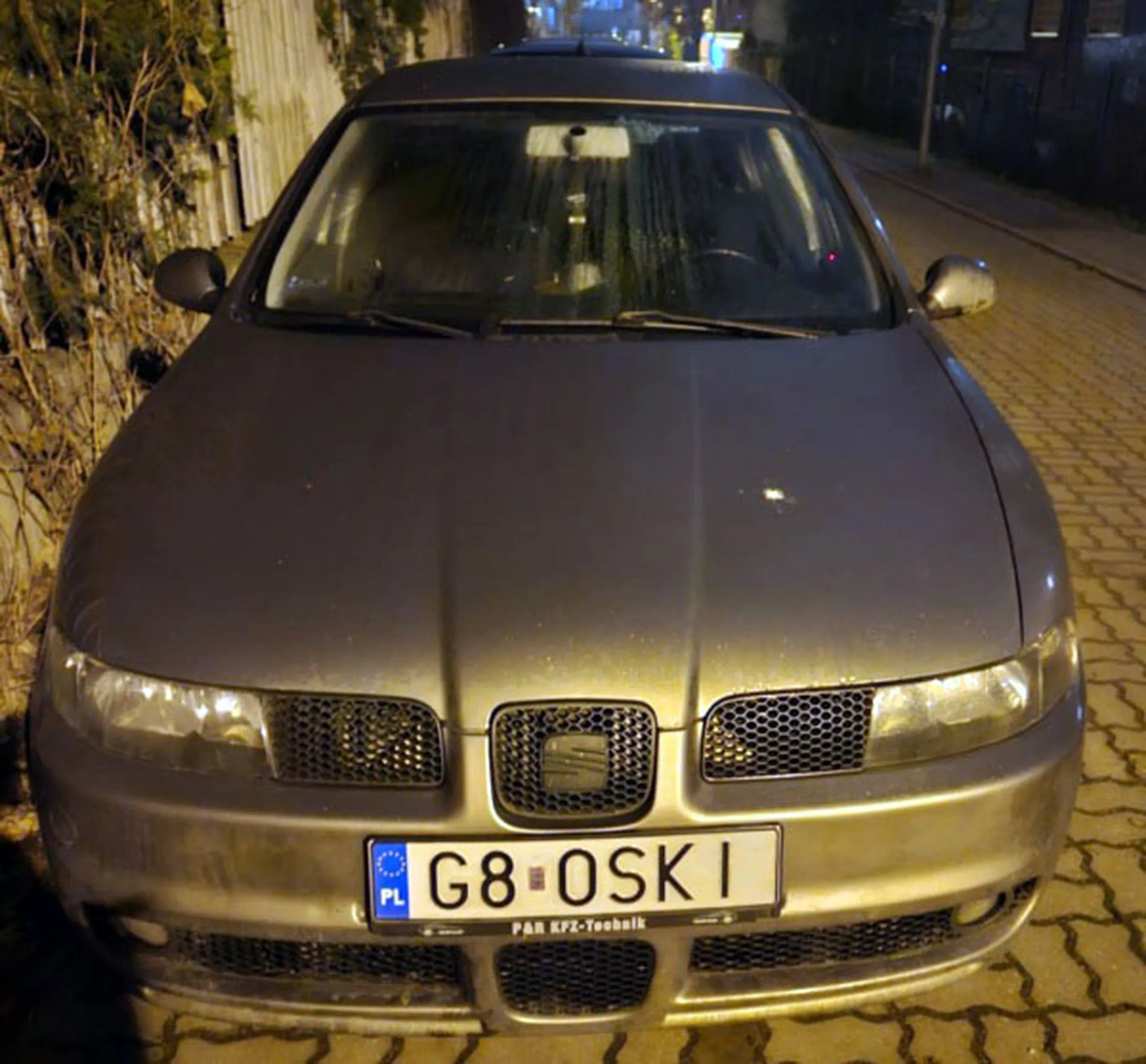 Fajny numer, blacha G8 OSKI