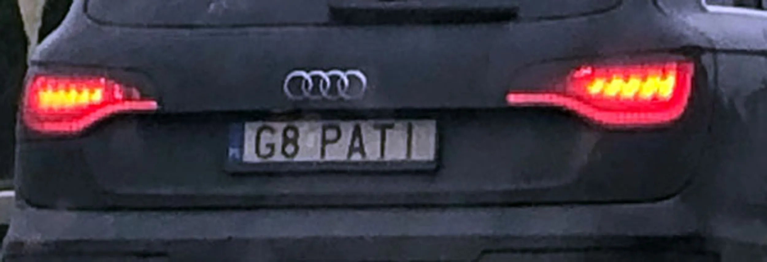 Fajny numer, blacha G8 PATI